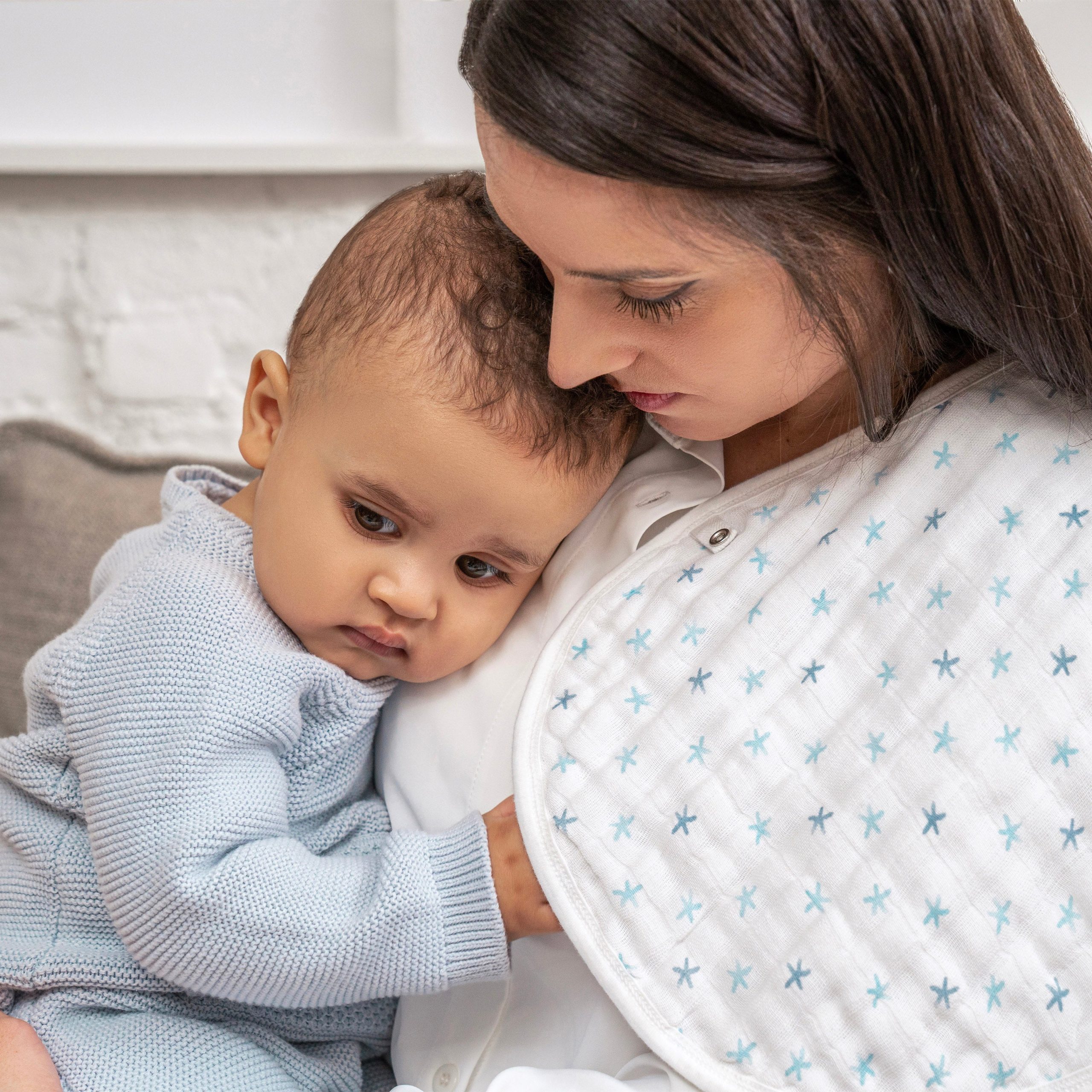 organic cotton snap bibs 3 pack - Image 2