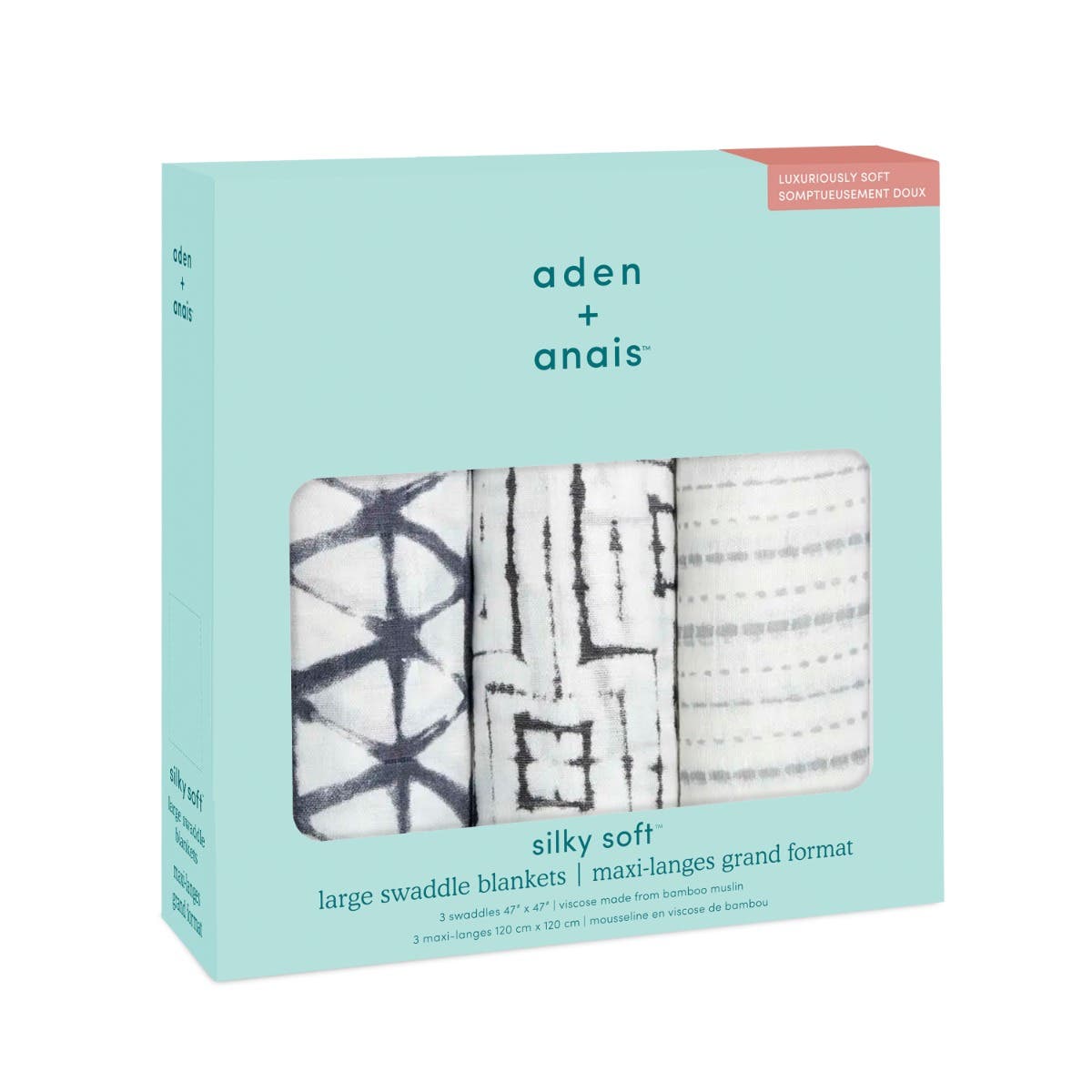 boutique silky soft swaddle blanket 3 pack - Image 5