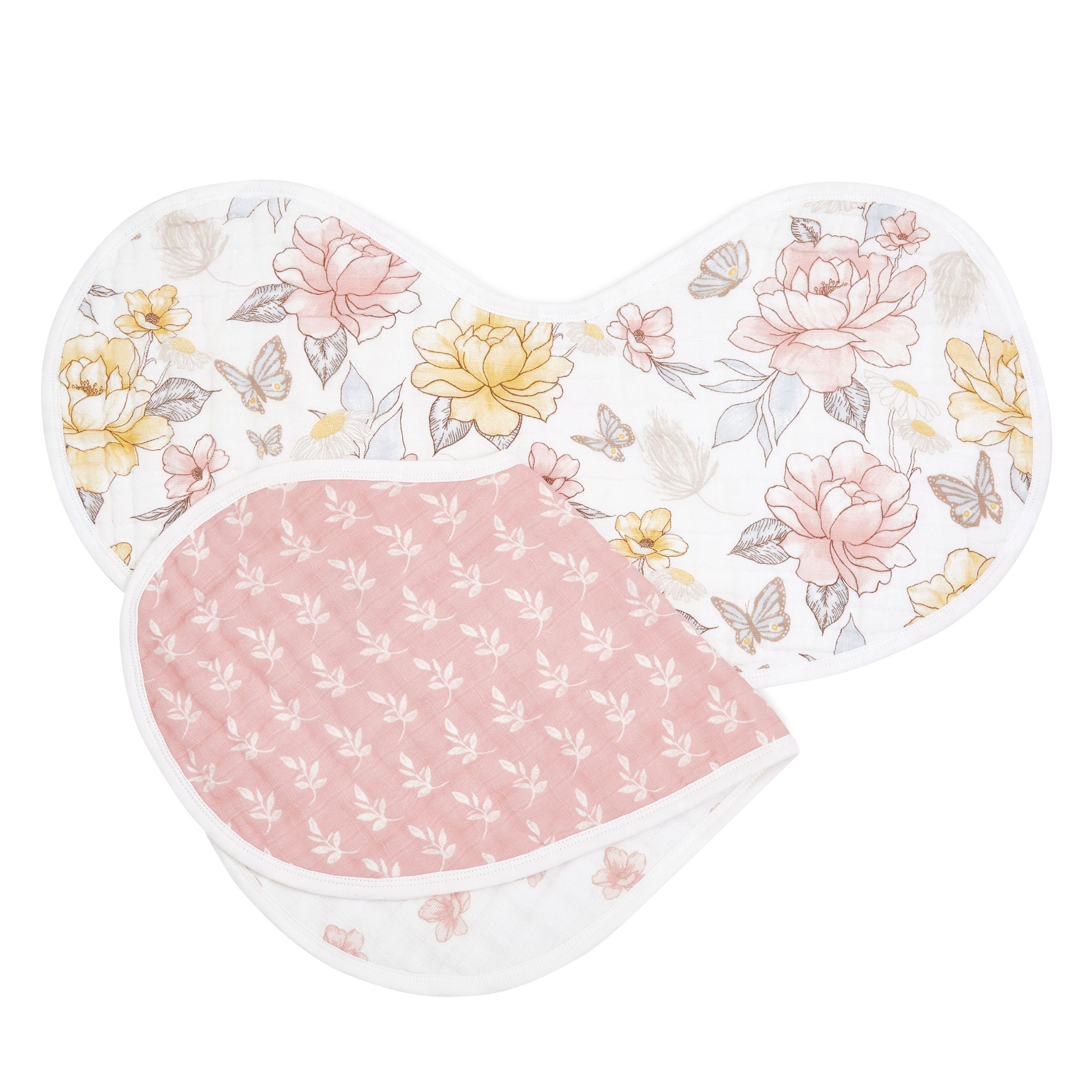 organic cotton muslin burpy bibs 2 pack - Image 5