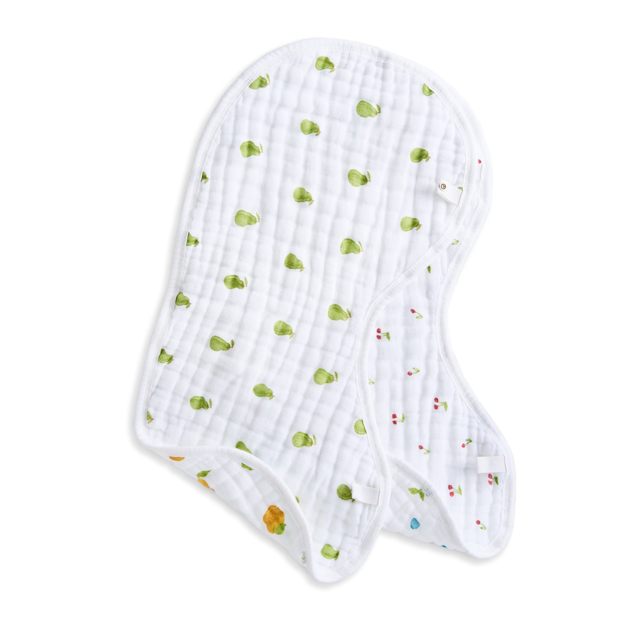 organic cotton muslin burpy bibs 2 pack - Image 5