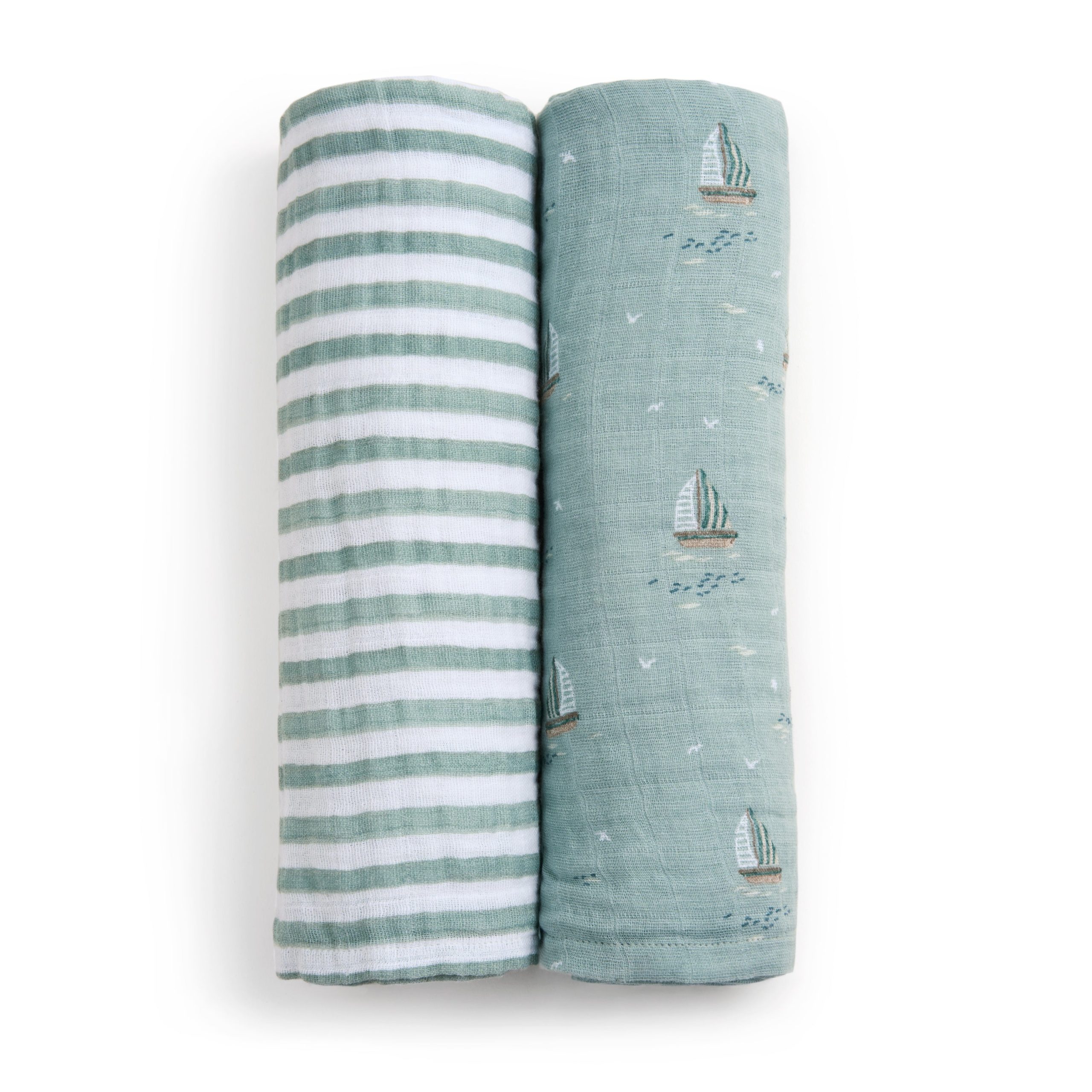 organic cotton muslin swaddle blanket 2 pack