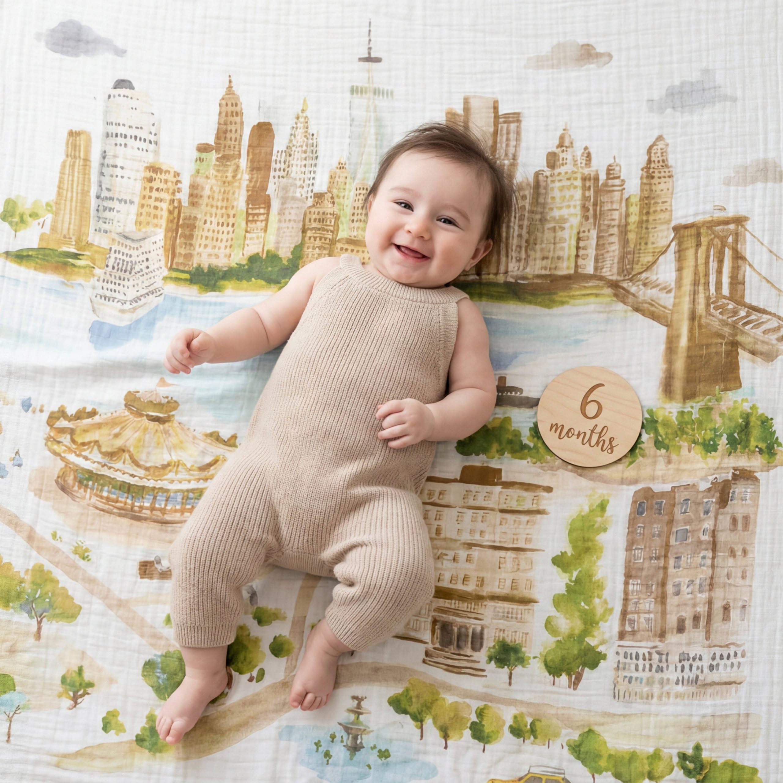 organic cotton muslin swaddle blanket 4 pack - Image 3