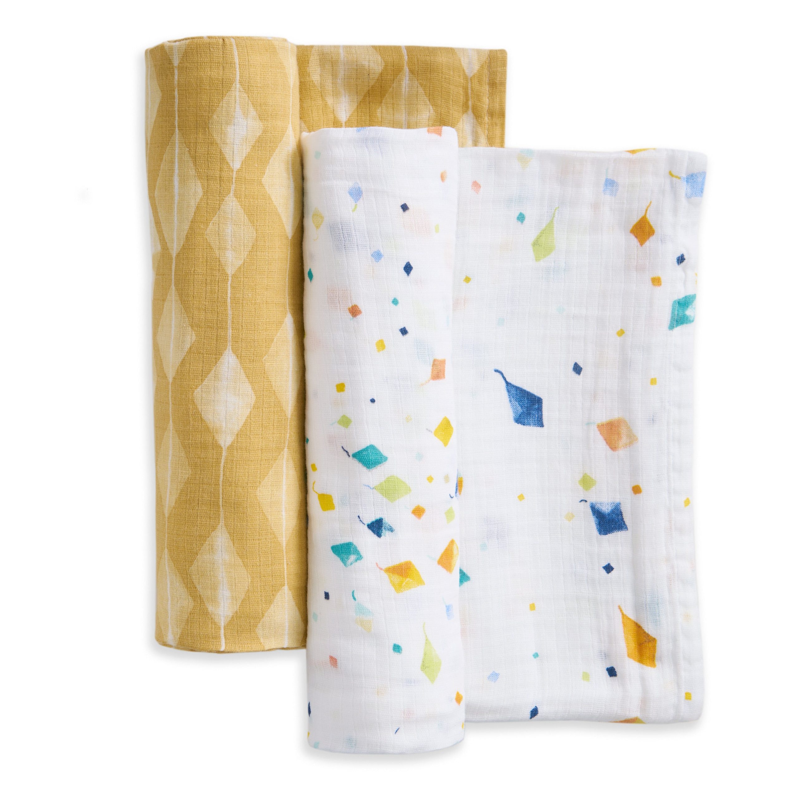 essentials cotton muslin swaddle blanket 2 pack - Image 5