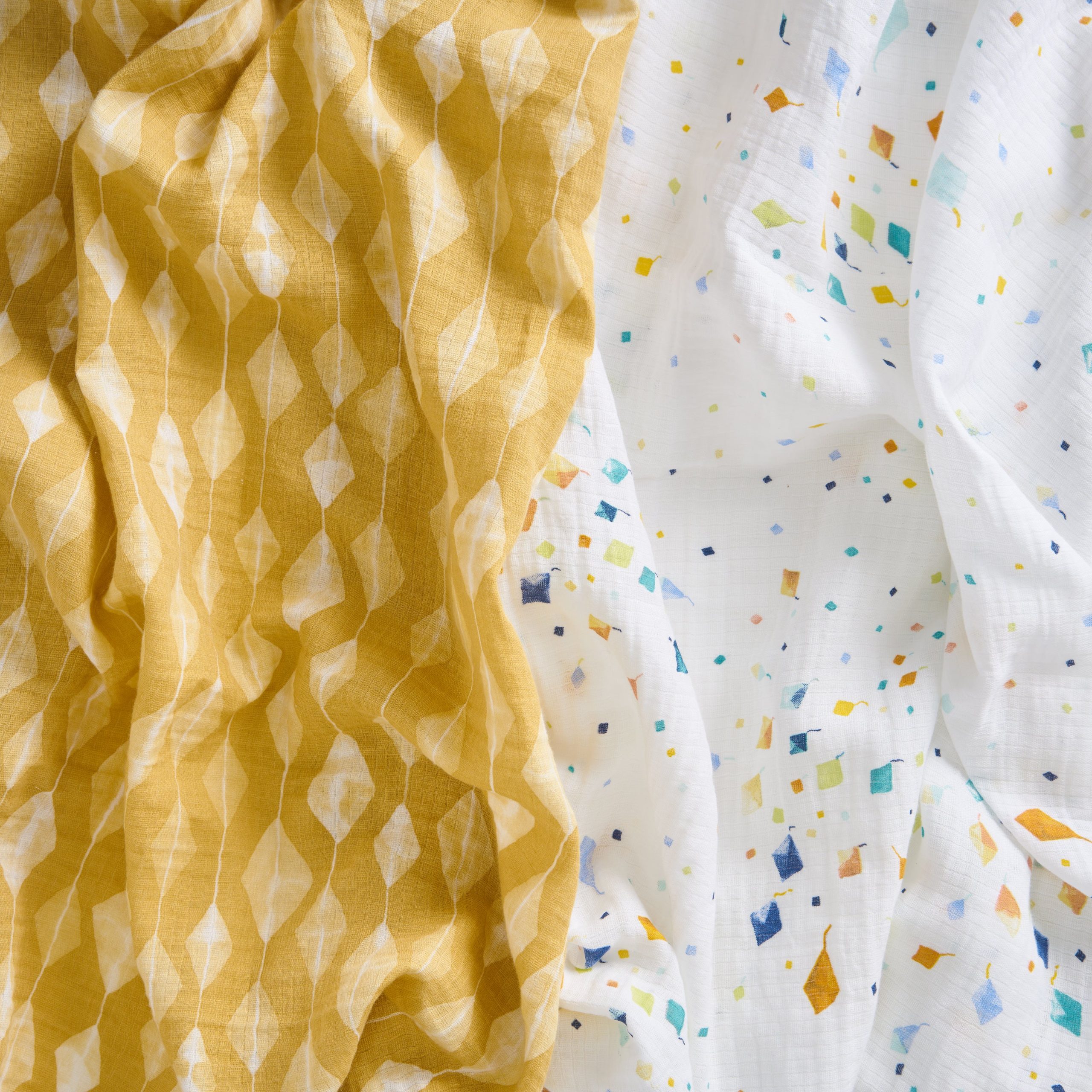 essentials cotton muslin swaddle blanket 2 pack - Image 4