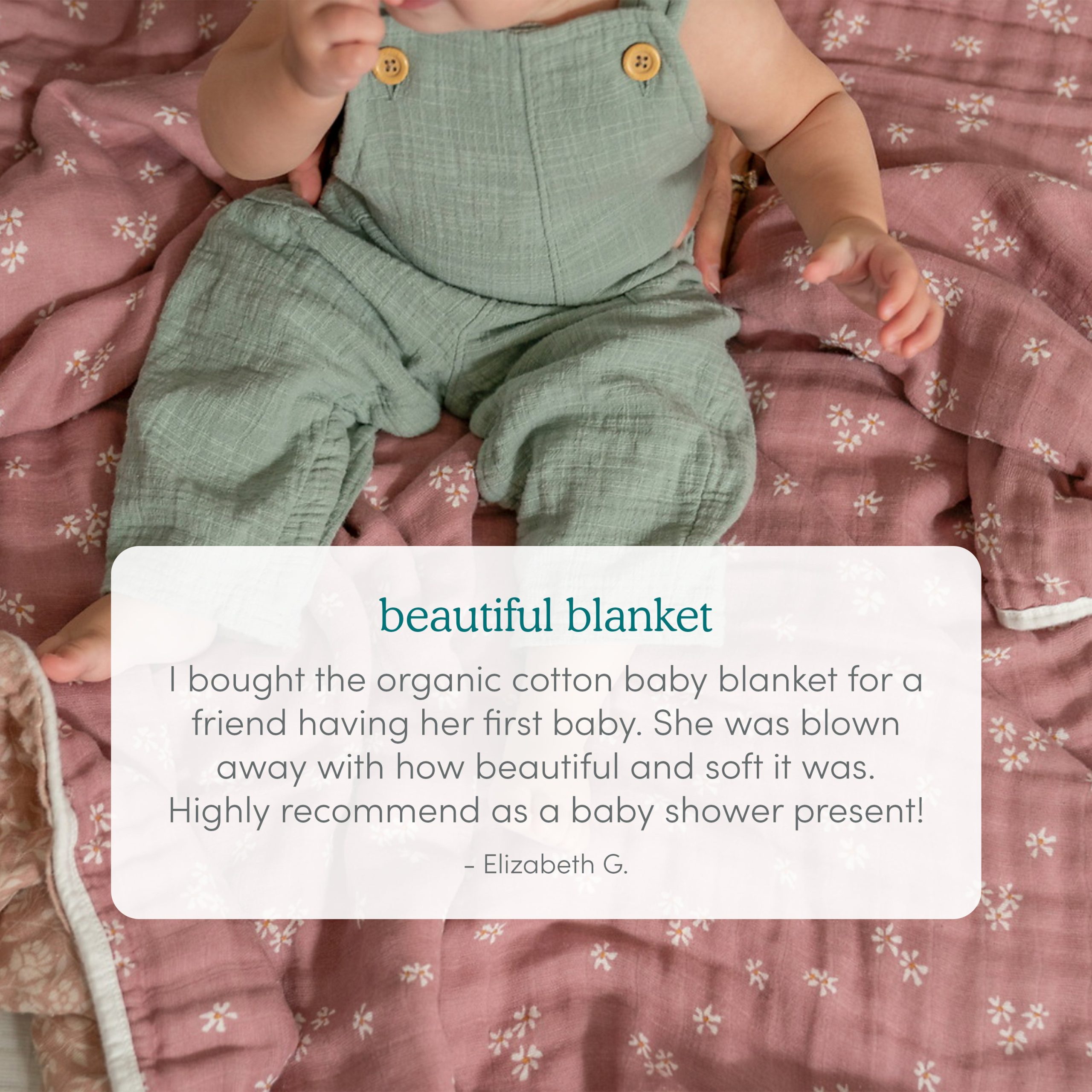 organic cotton muslin dream blanket - Image 4