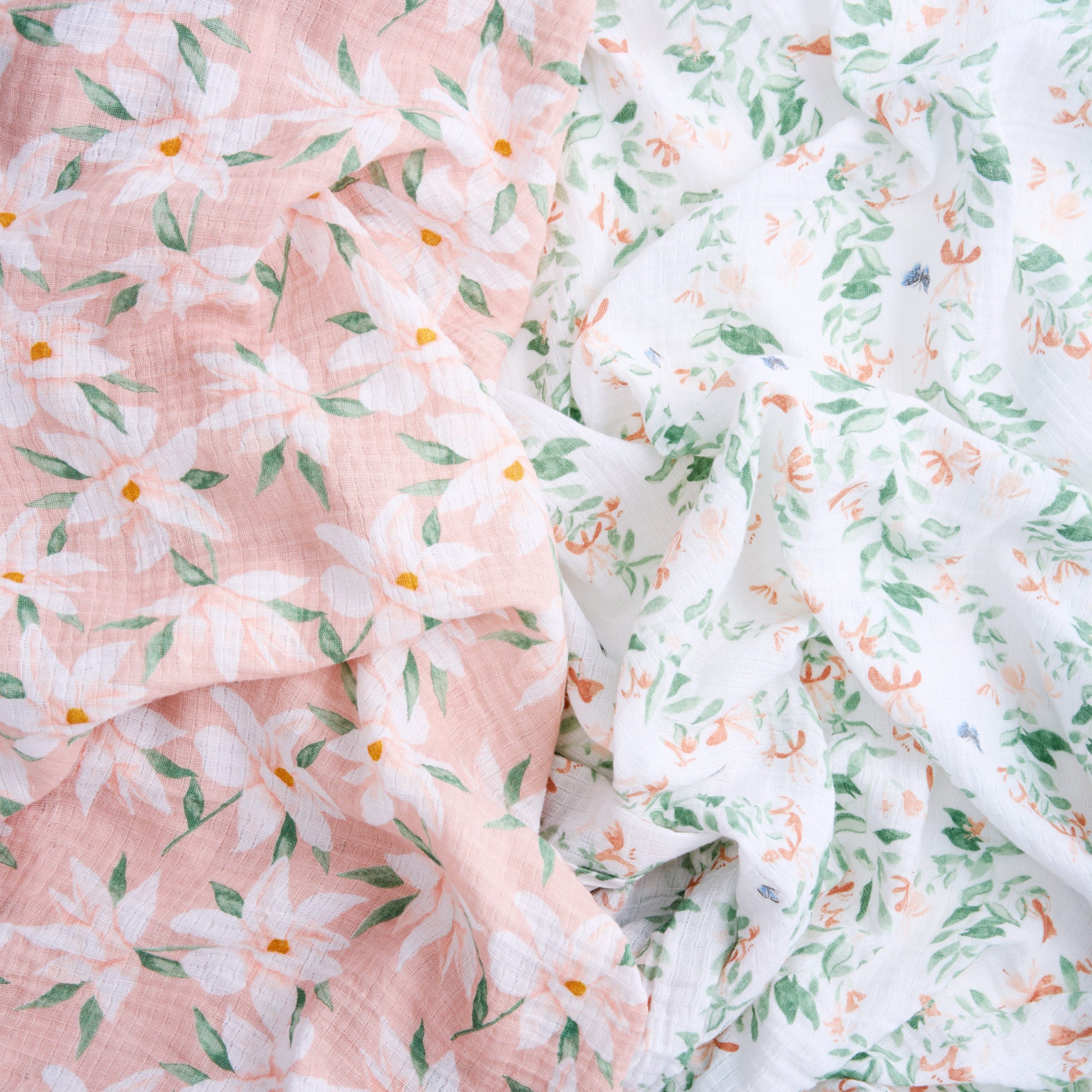 essentials cotton muslin swaddle blanket 2 pack - Image 4