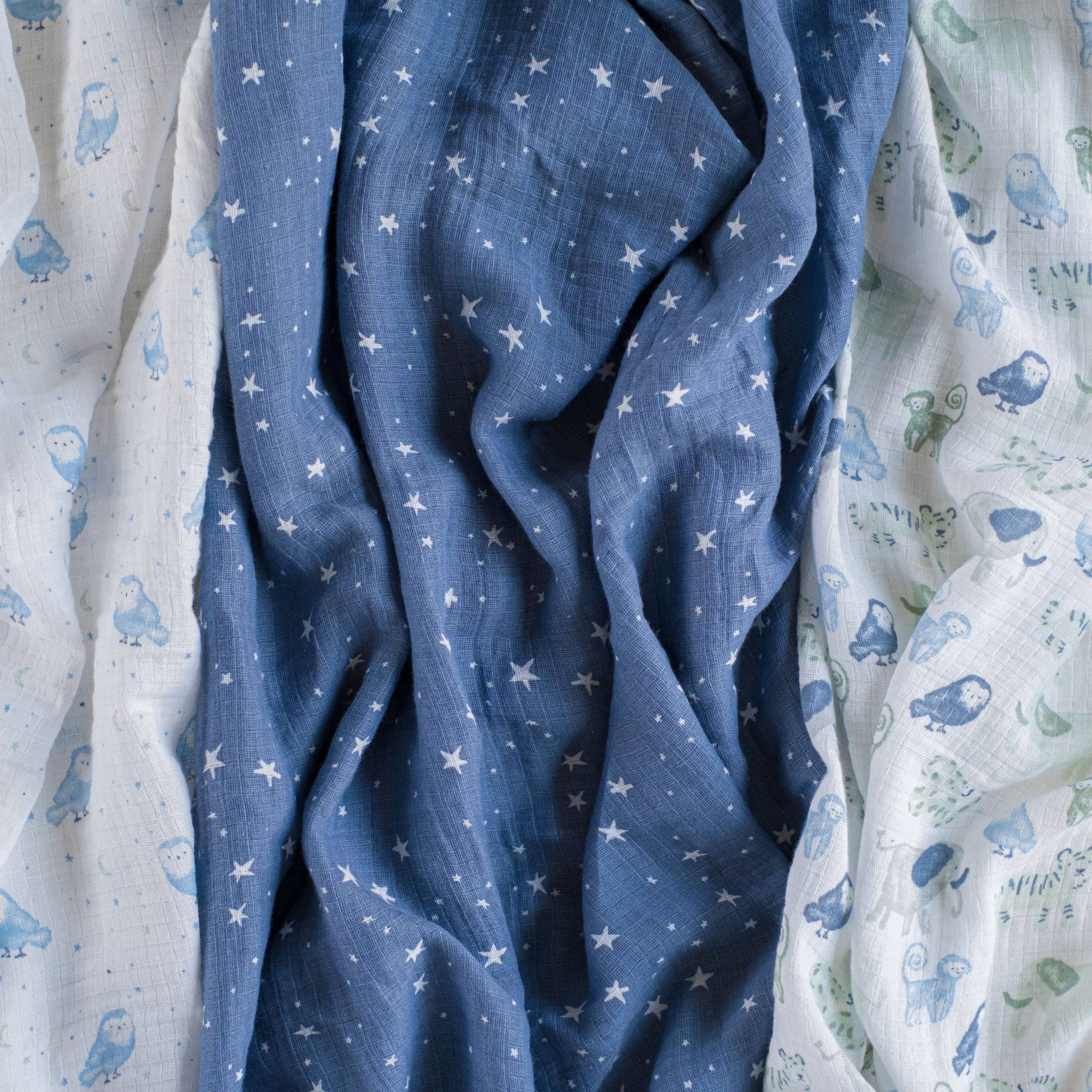 essentials cotton muslin swaddle blanket 4 pack - Image 6