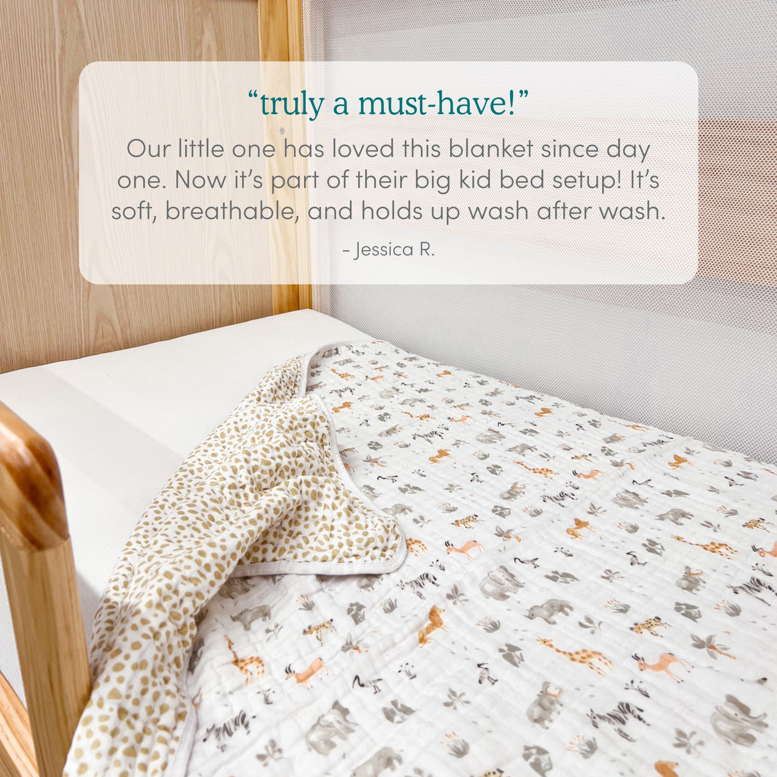 essentials cotton muslin dream blanket - Image 6