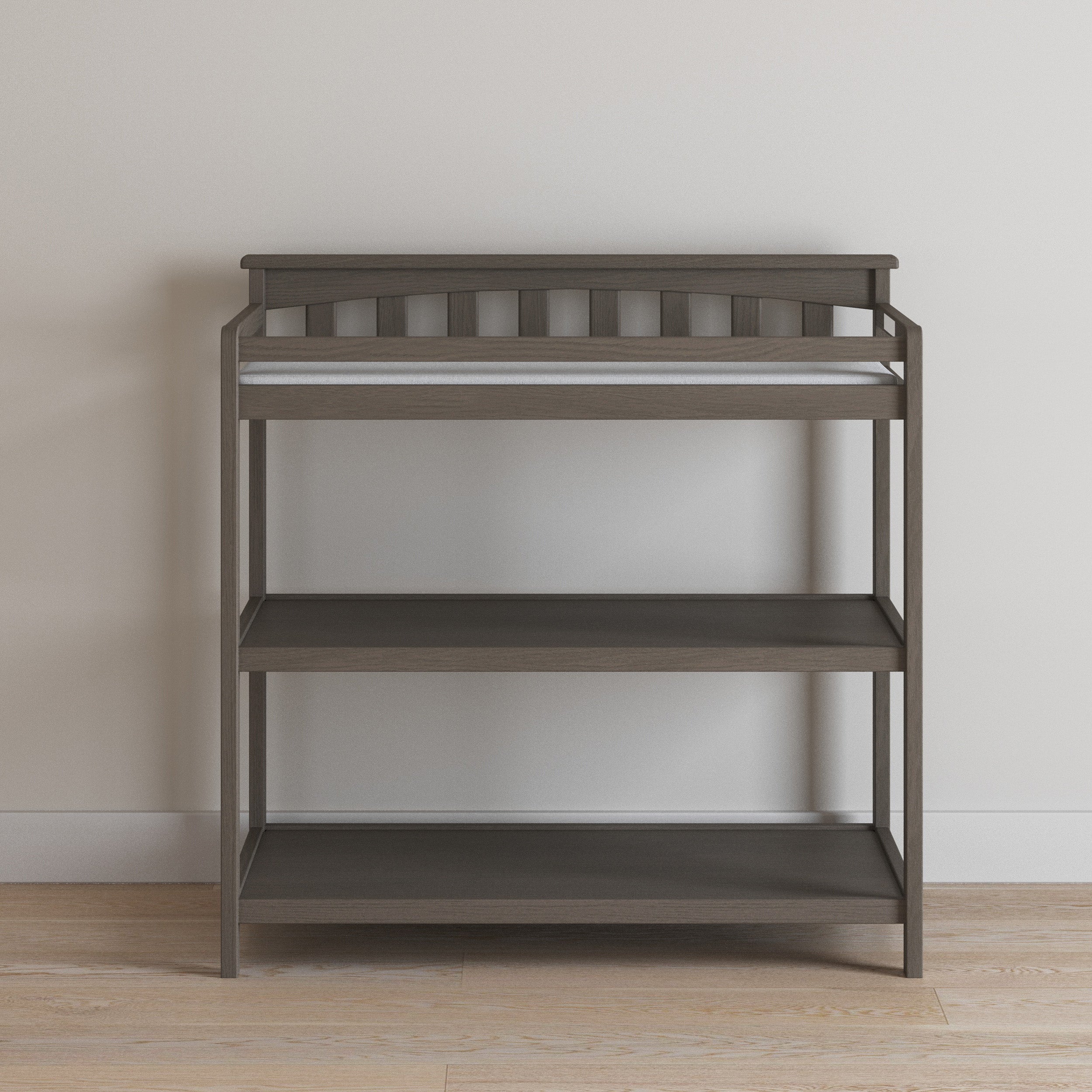 Flat Top Baby Changing Table. Dapper Gray - Image 5