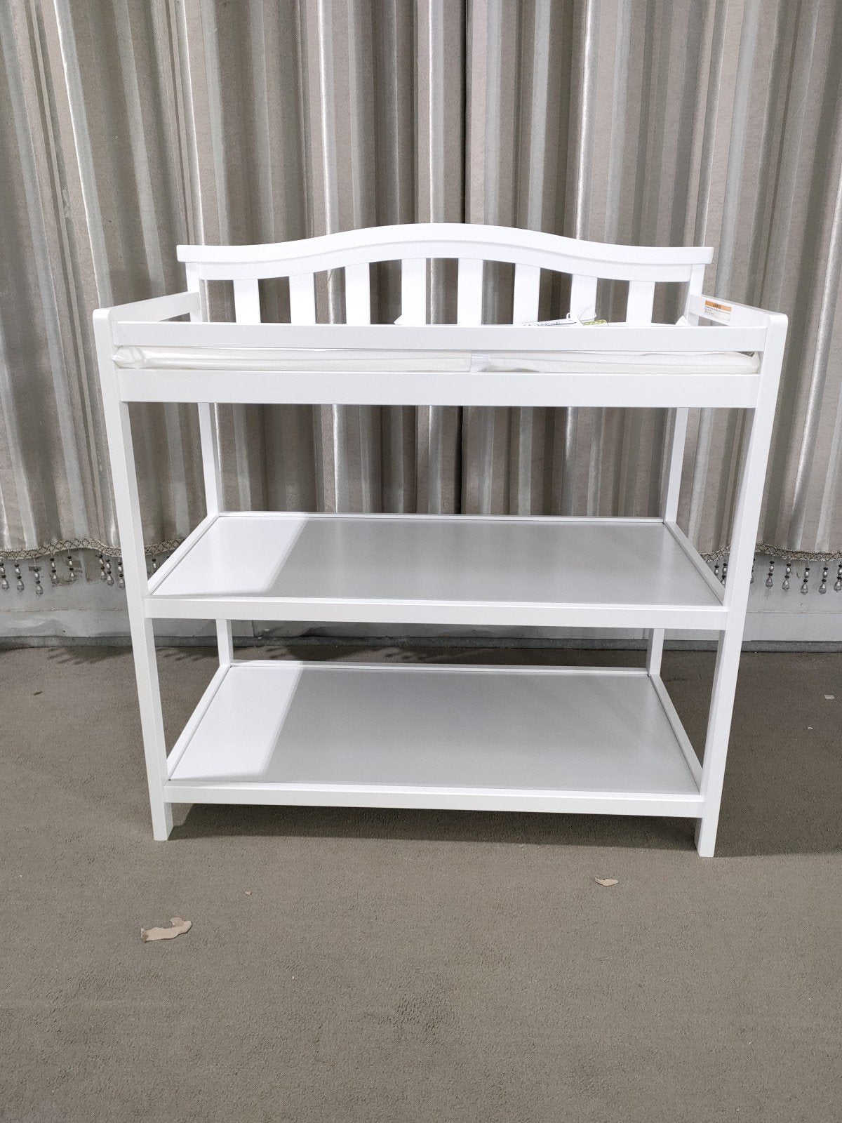 Arch Top Baby Changing Table. Matte White - Image 14