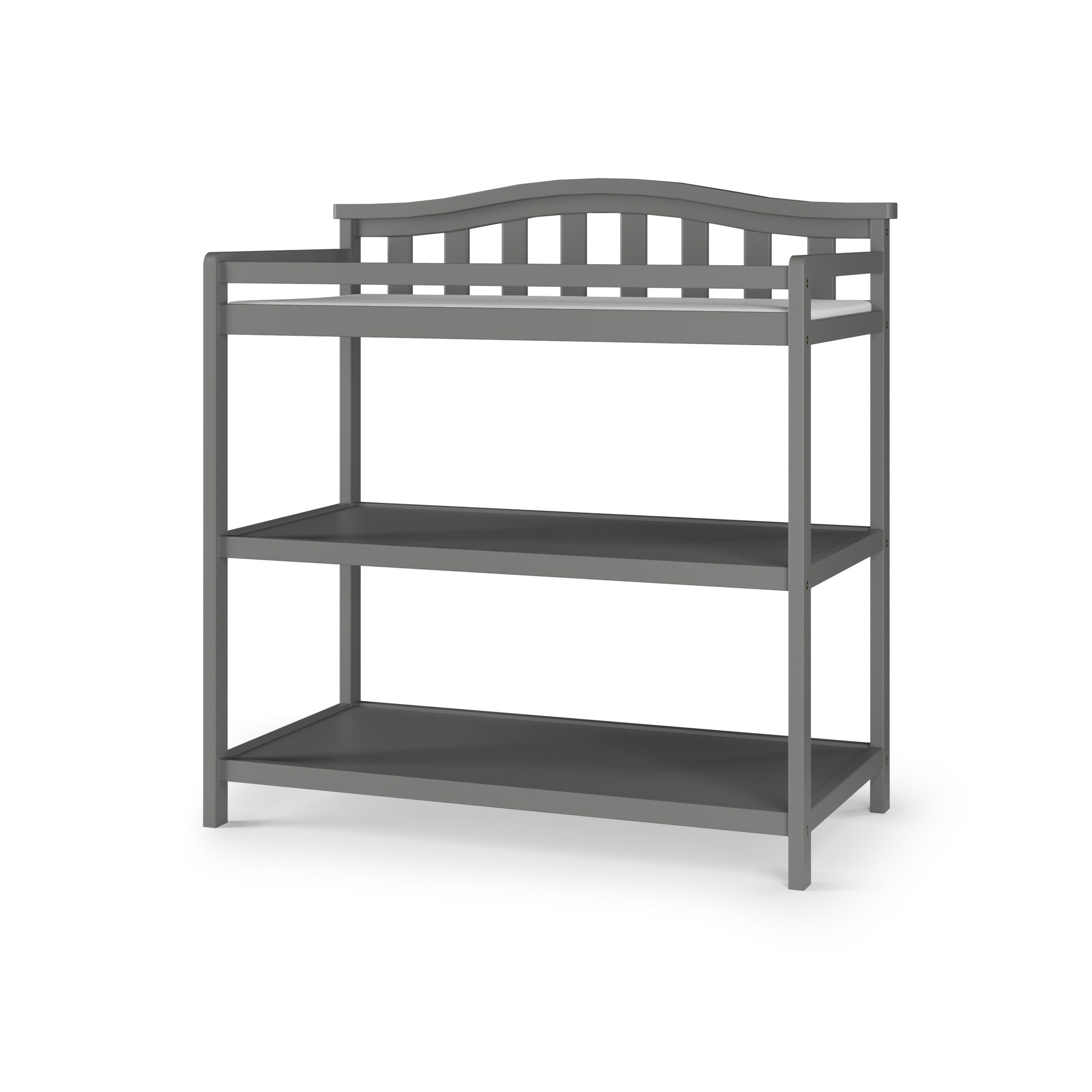 Arch Top Baby Changing Table. Cool Gray - Image 6