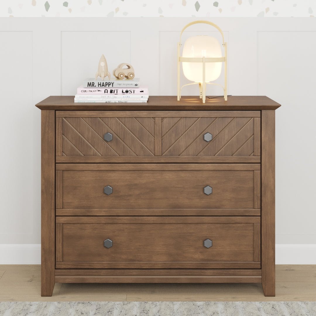 Atwood 3-Drawer Dresser. Cocoa Bean