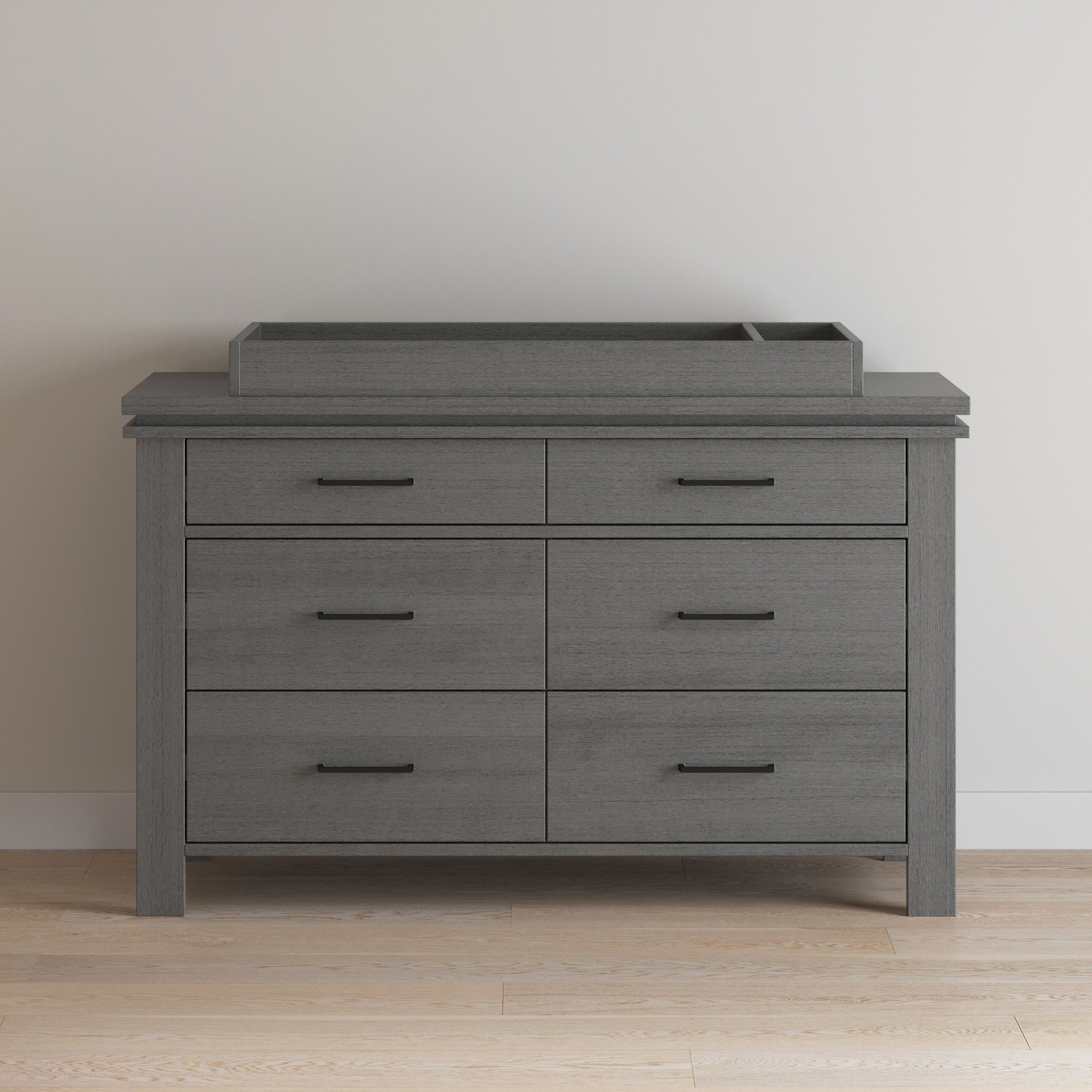 Denman Double Dresser. Midnight Gray - Image 2