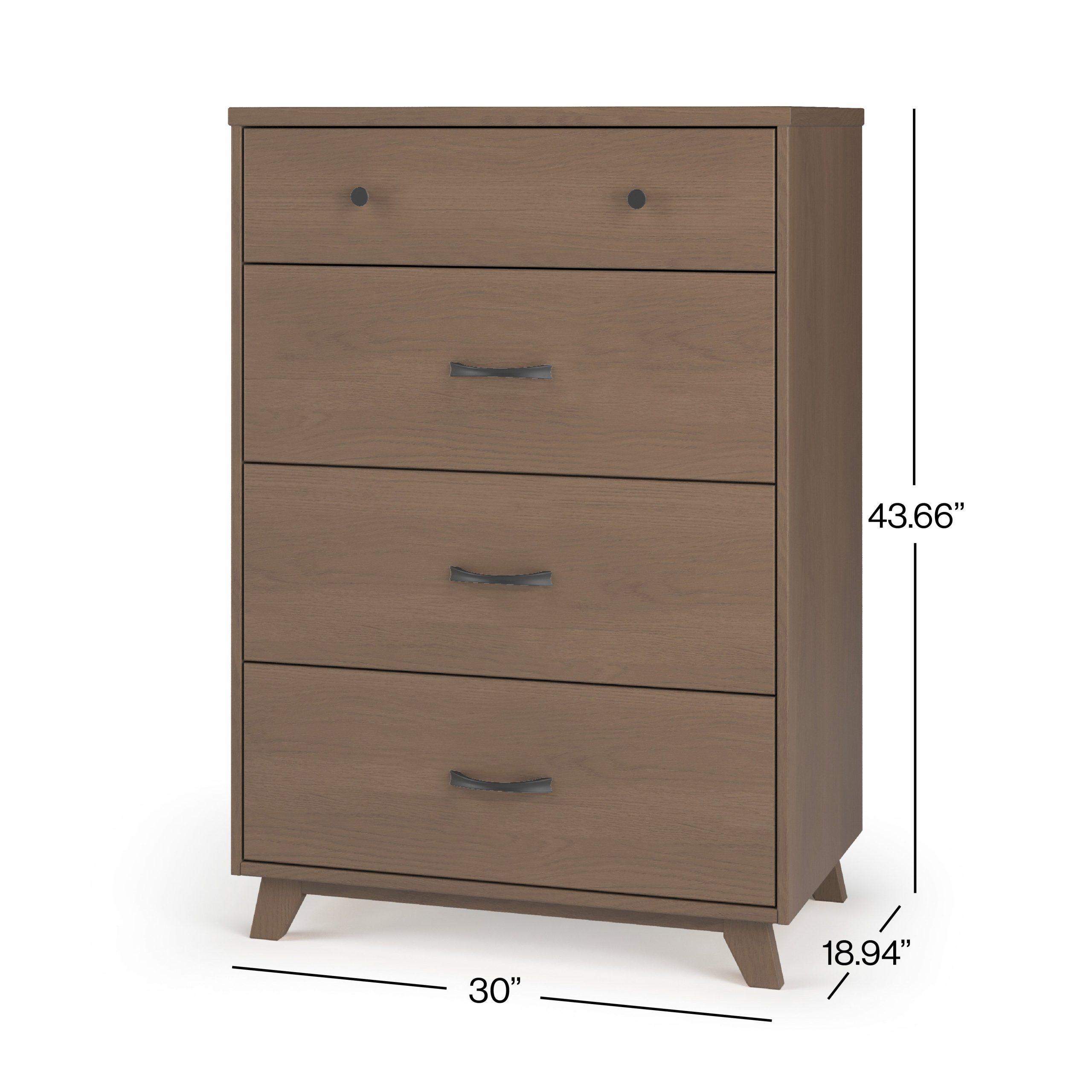 Soho 4 Drawer Chest. Dusty Heather - Image 3