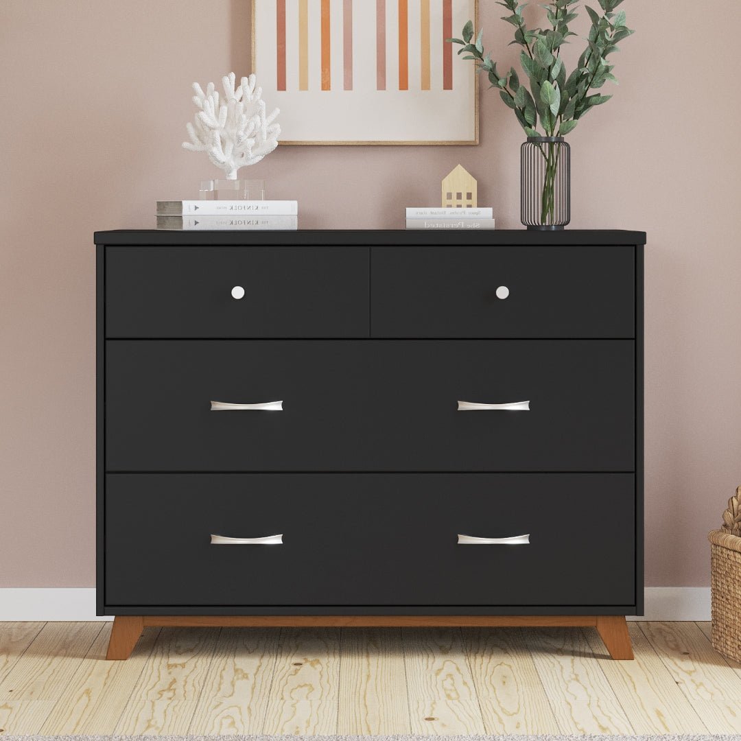 Soho 3-Drawer Dresser. Ebony