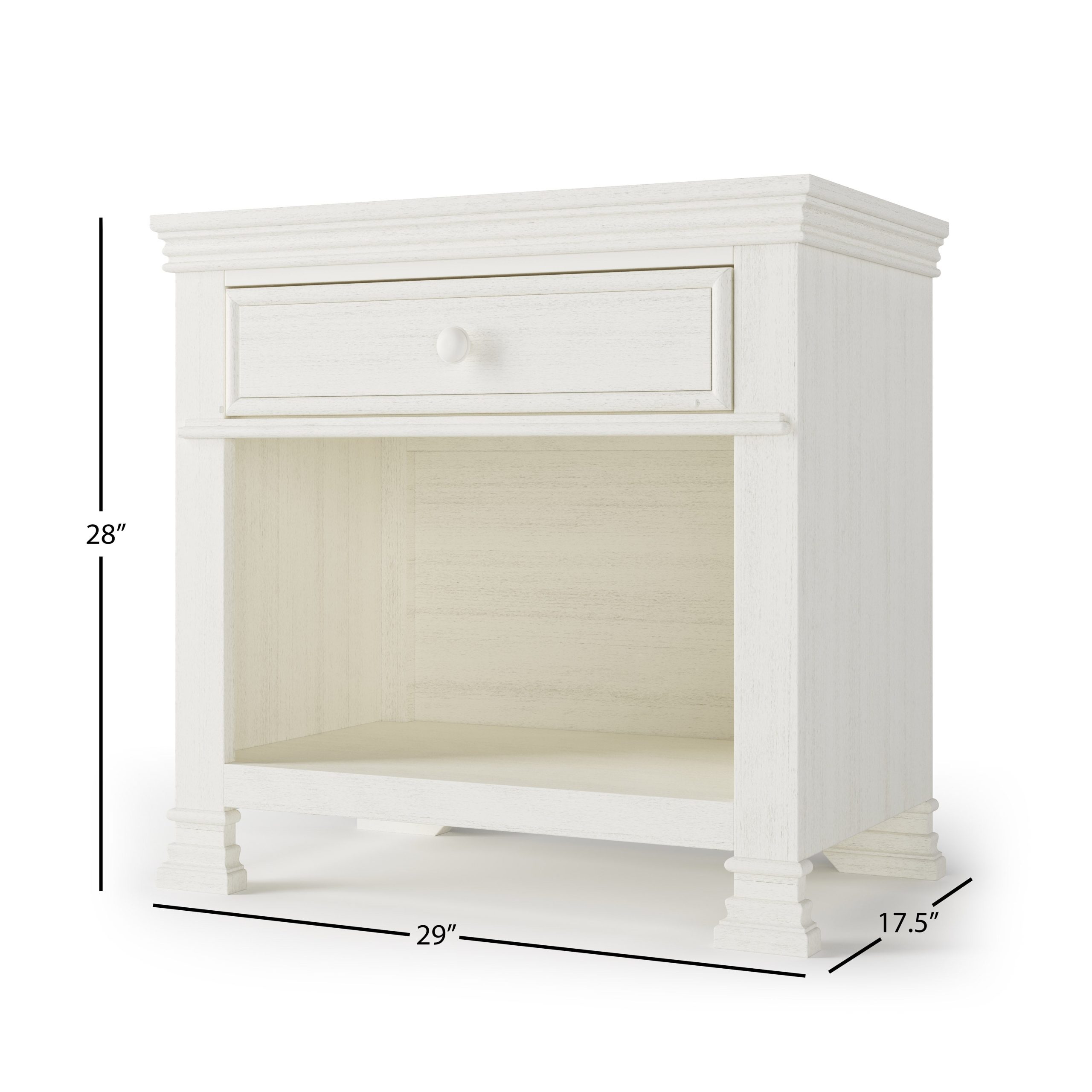 Westgate Nightstand. Vintage Linen - Image 2