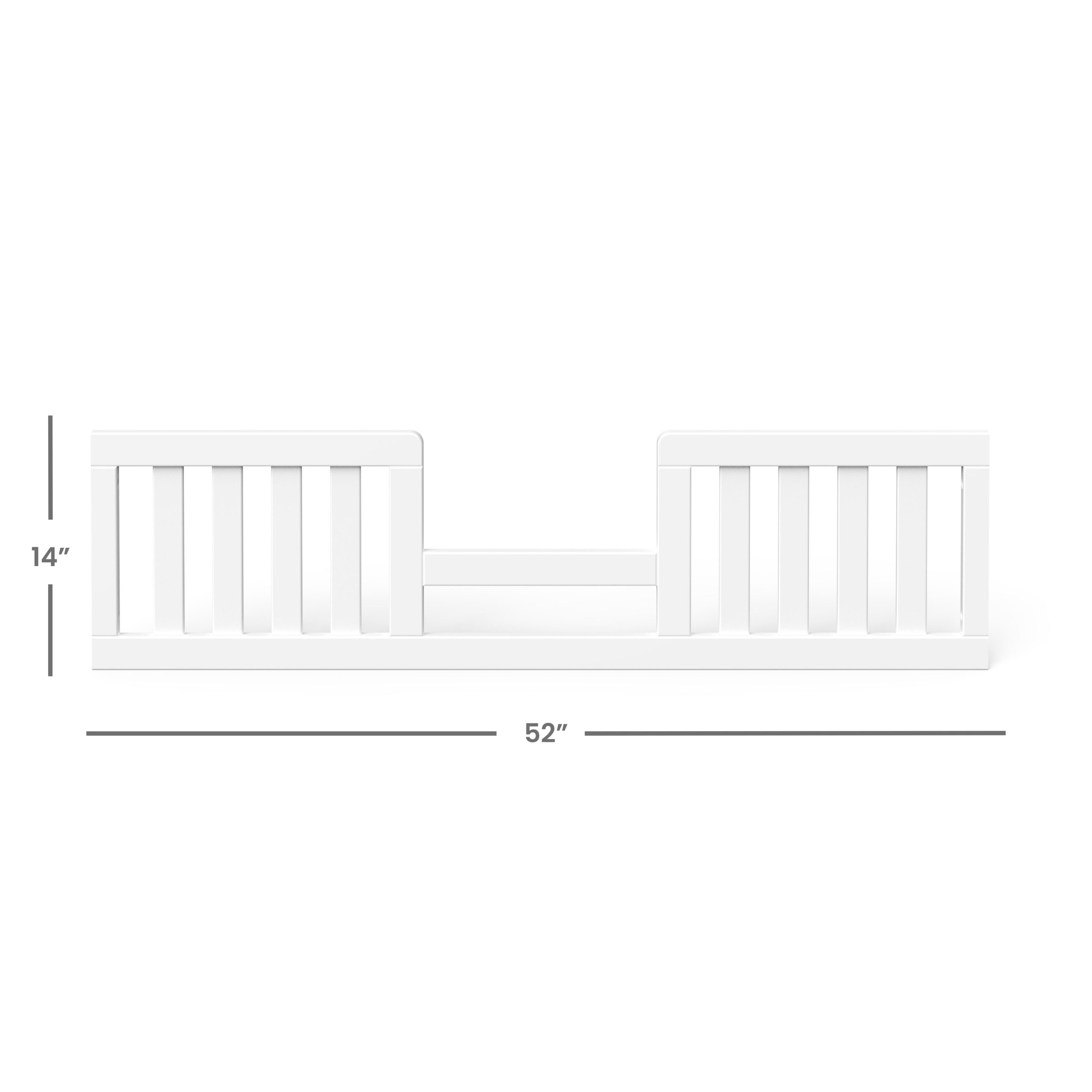 F09544 - Toddler Guard Rail. Matte White - Image 2
