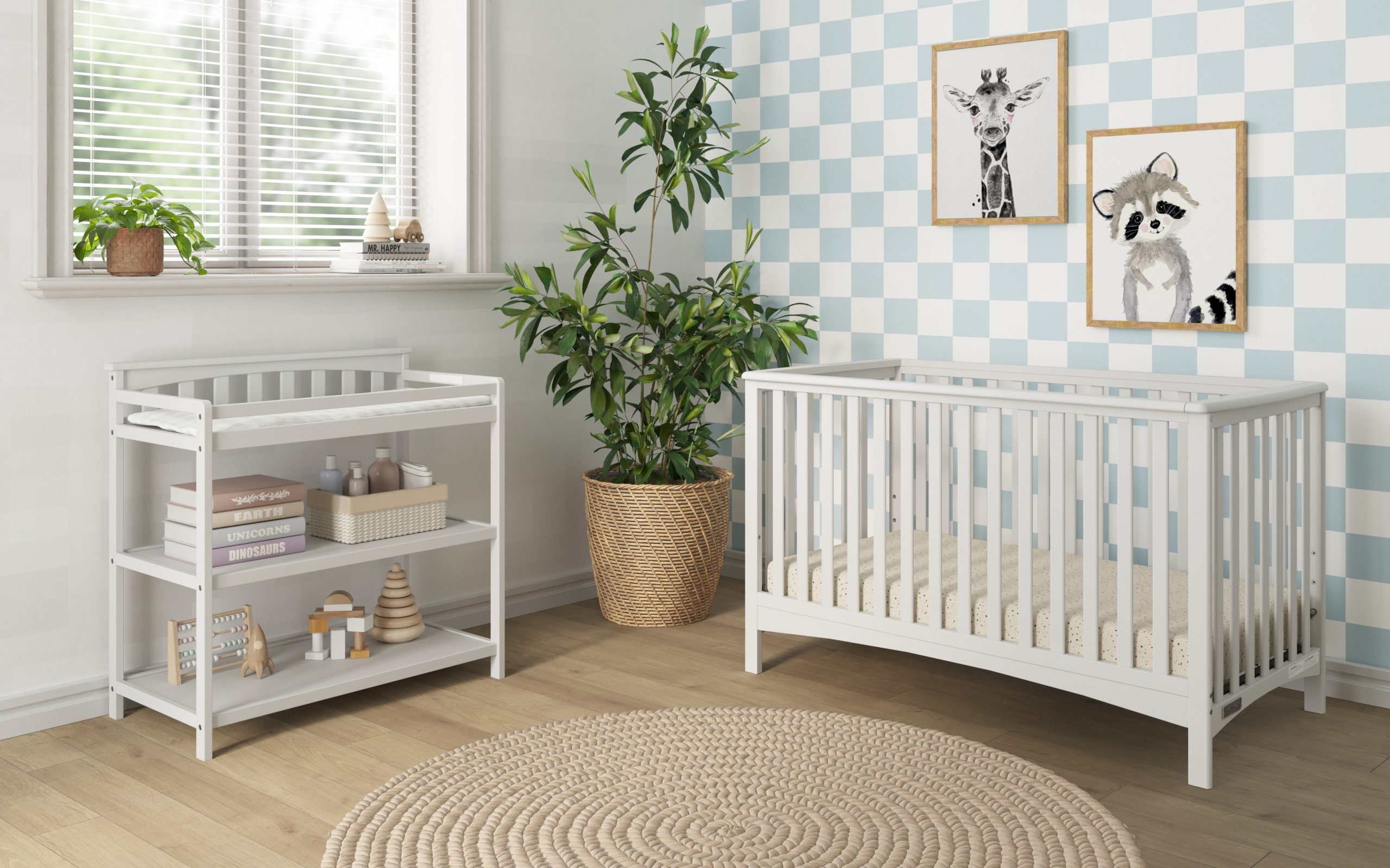 Flat Top Baby Changing Table. Matte White - Image 11