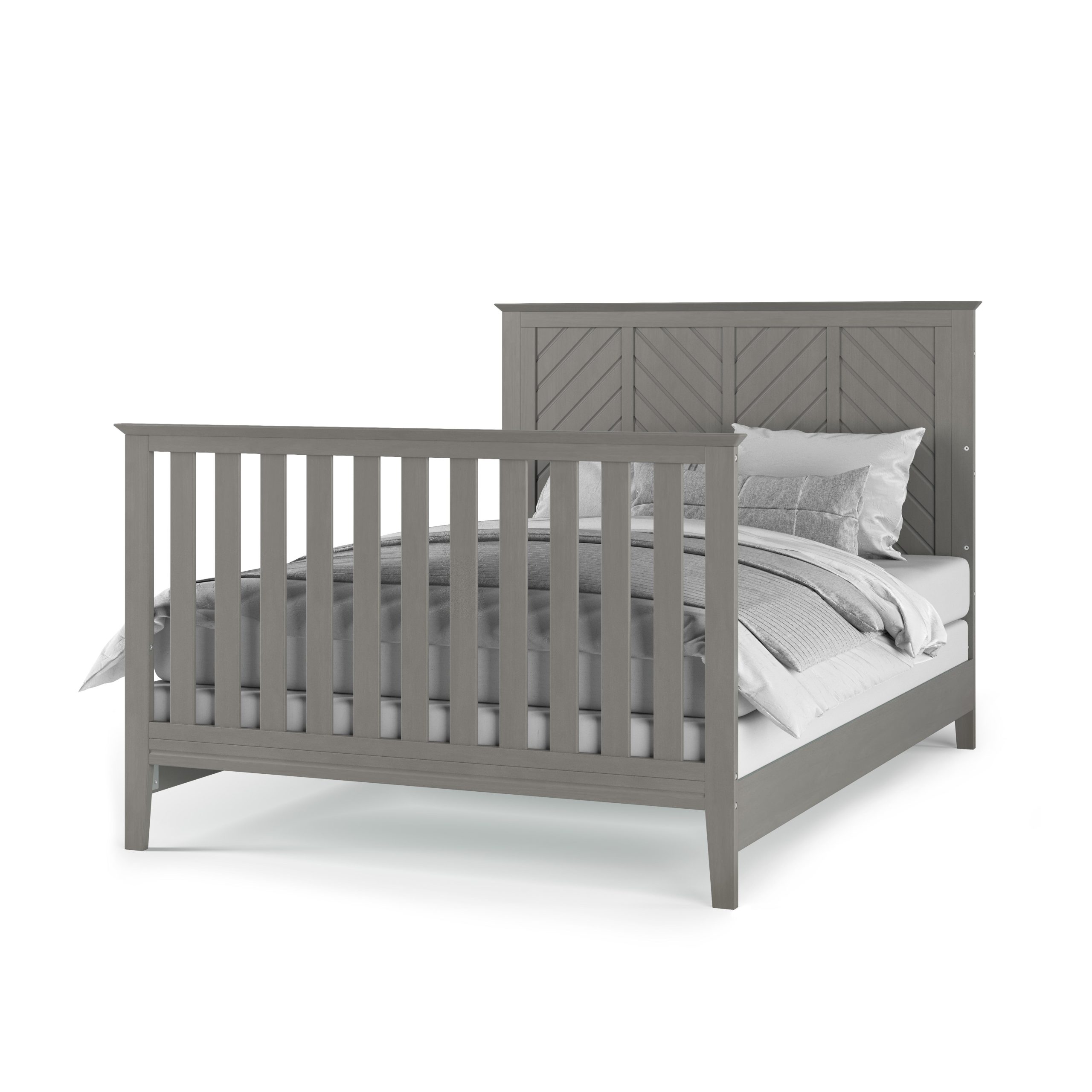 F06401 - Full-Size Bed Rail - Lunar Gray - Image 5