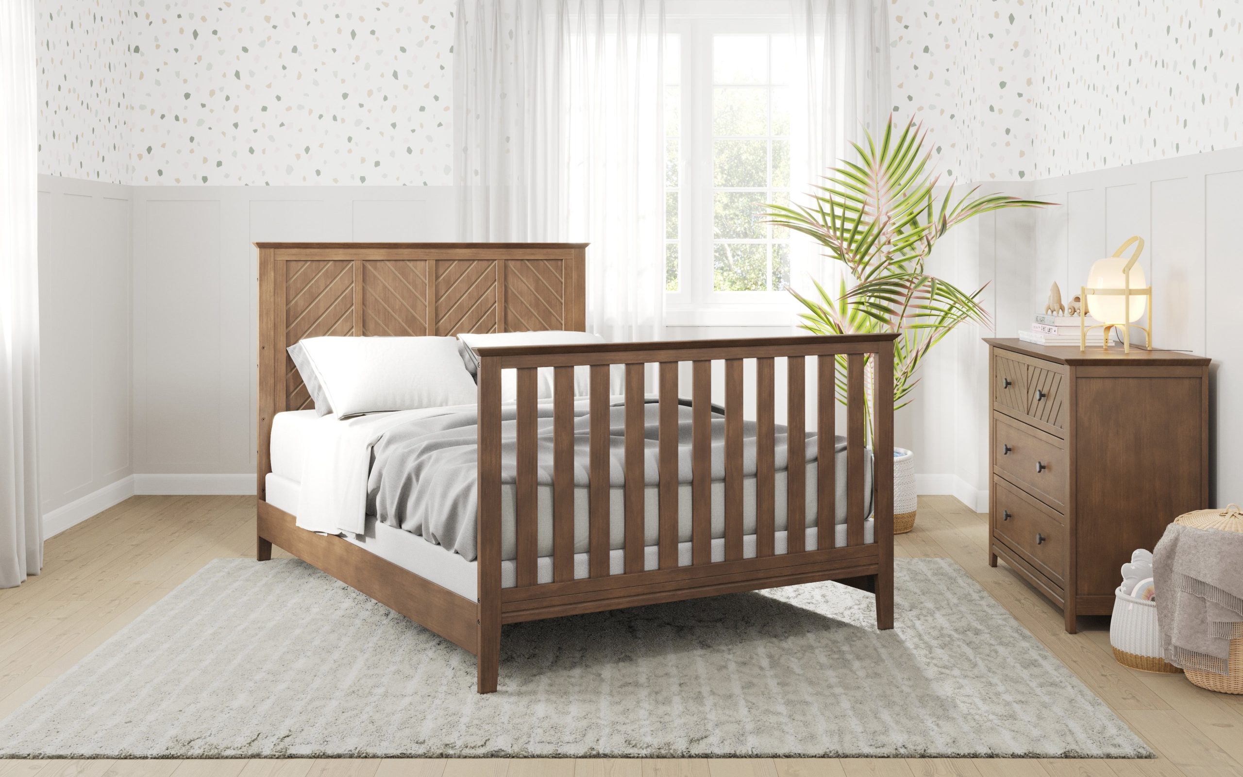 F06401 - Full-Size Bed Rails. Cocoa Bean - Image 5