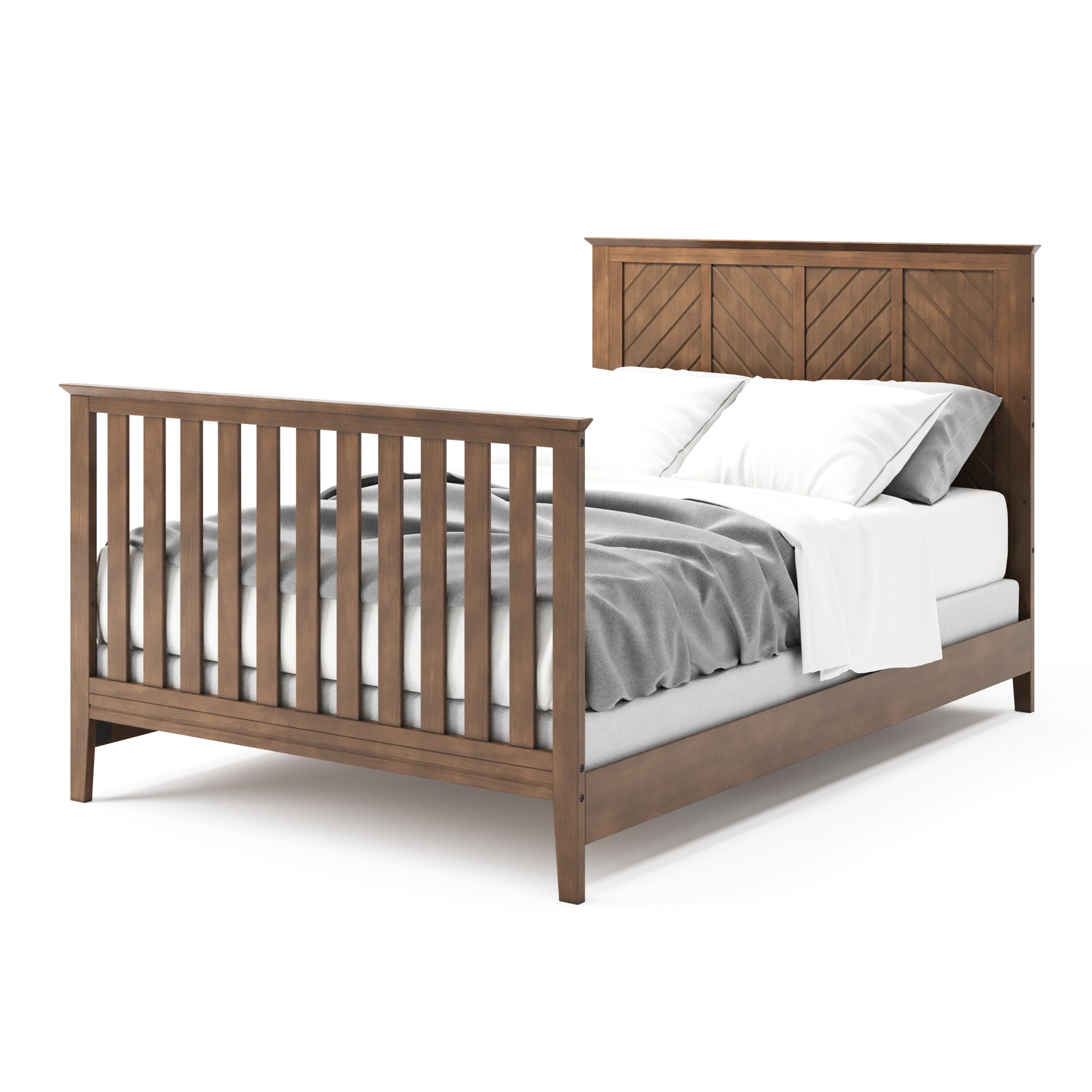 F06401 - Full-Size Bed Rails. Cocoa Bean - Image 3