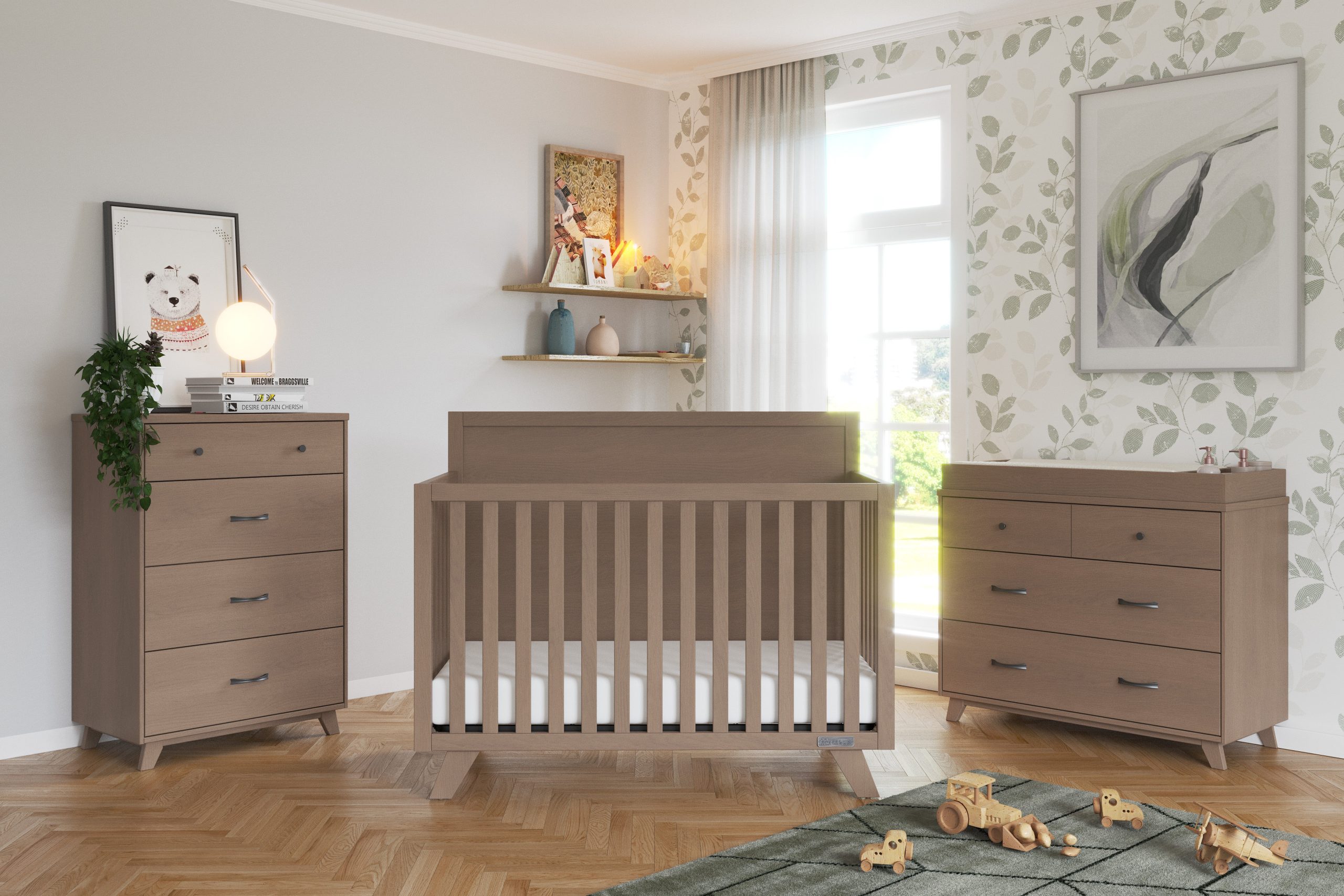 F01792 - Universal Changing Table Topper. Dusty Heather - Image 12