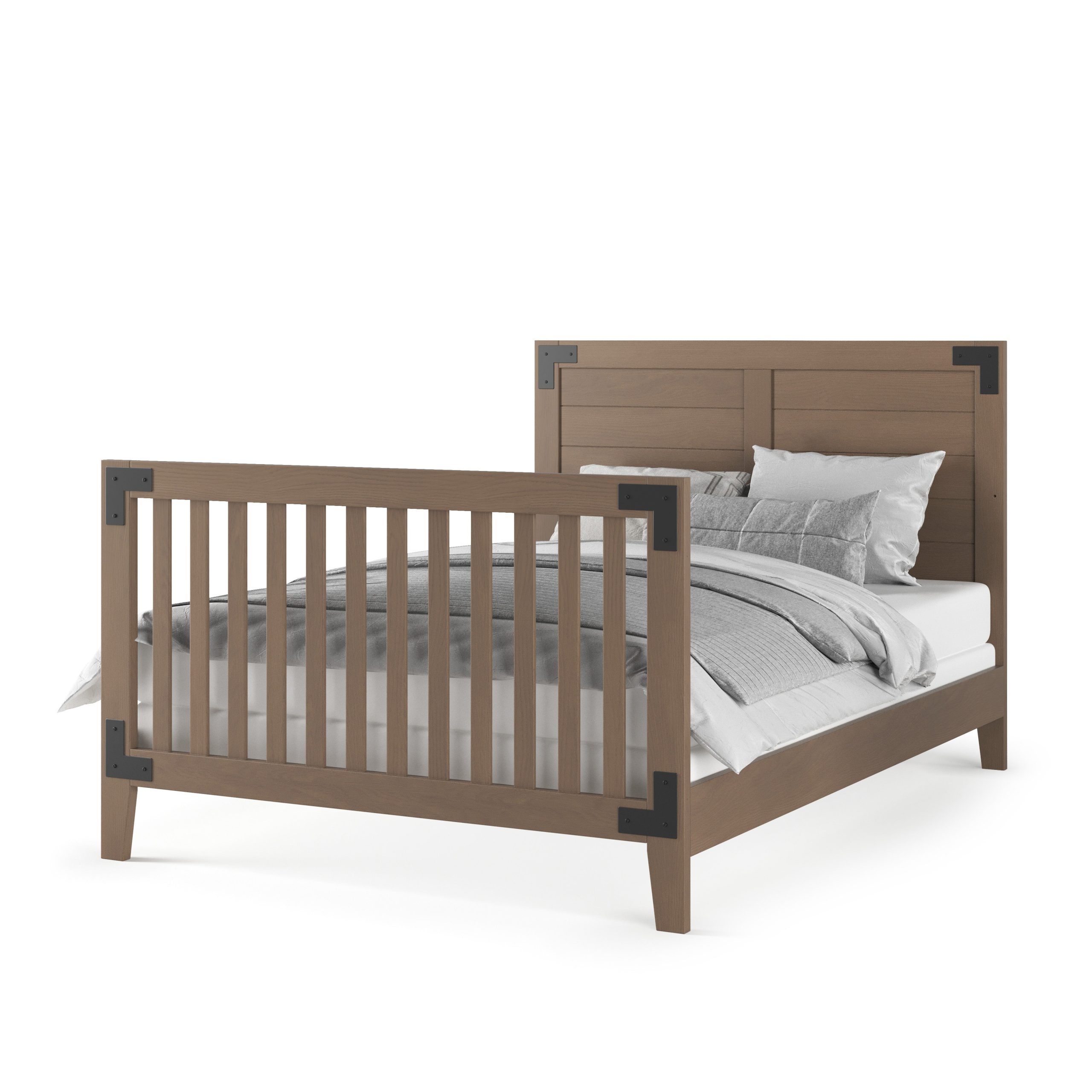 F06464 - Full-Size Bed Rail - Dusty Heather - Image 3