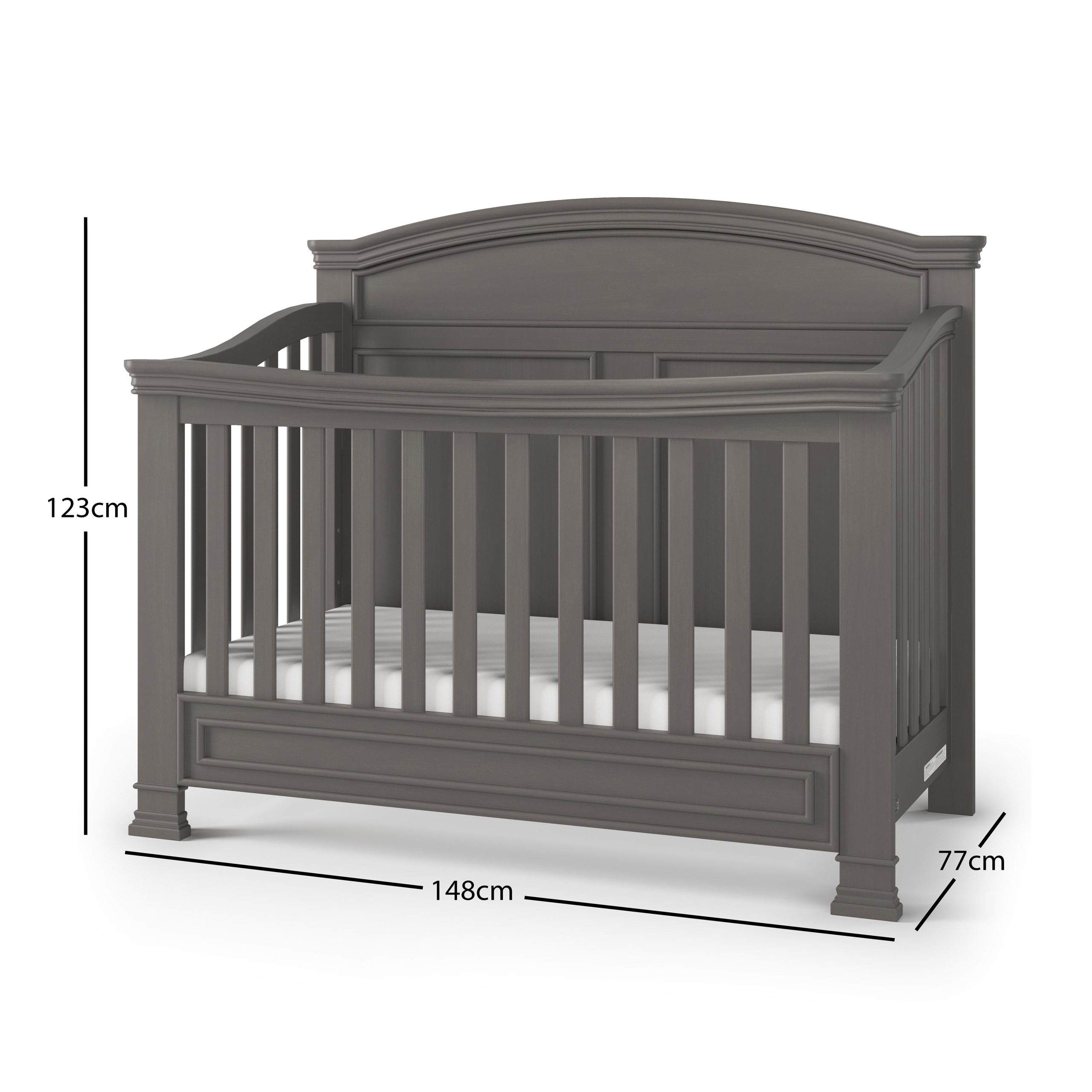 Westgate 4-in-1 Convertible Crib. Chelsea Grey - Image 3