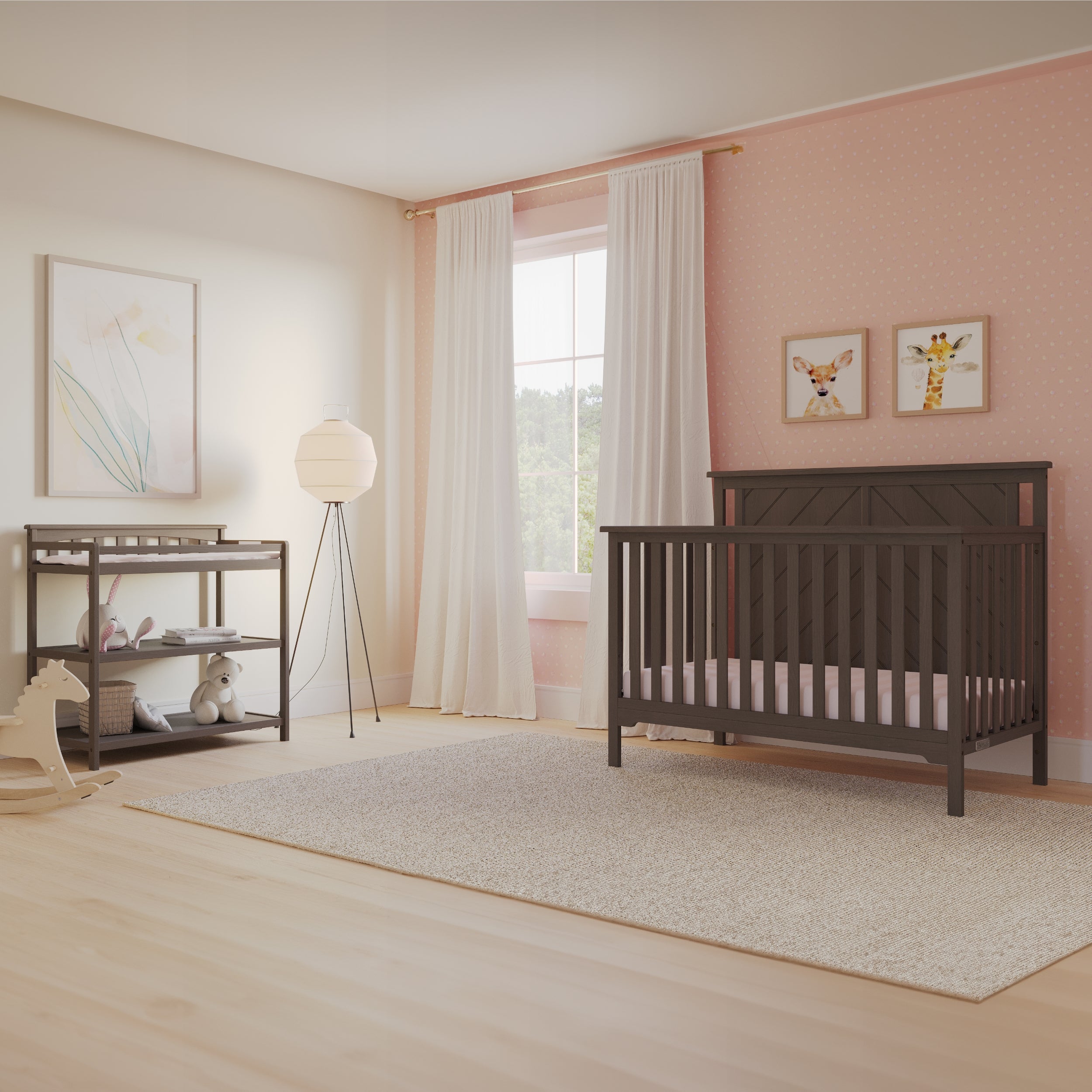 Flat Top Baby Changing Table. Dapper Gray - Image 17