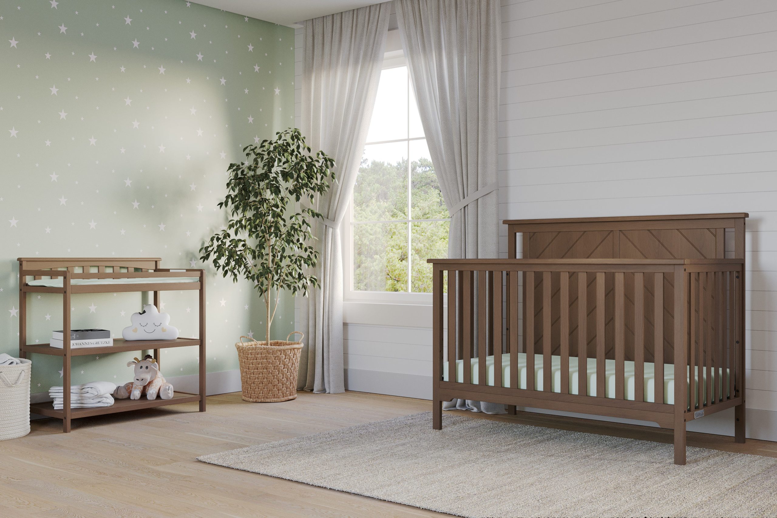 Flat Top Baby Changing Table. Dusty Heather - Image 14