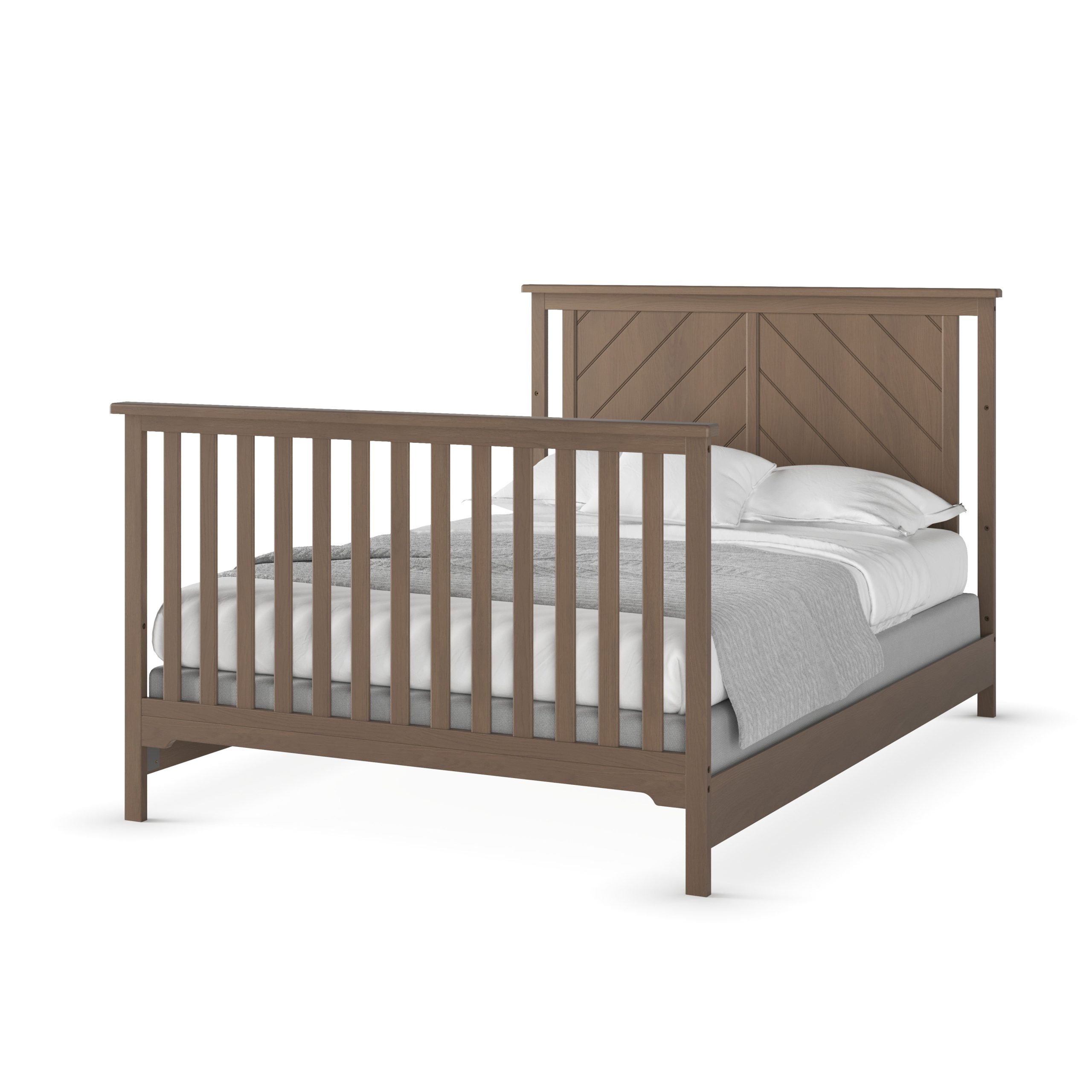 F06401 - Full-Size Bed Rails. Dusty Heather - Image 3