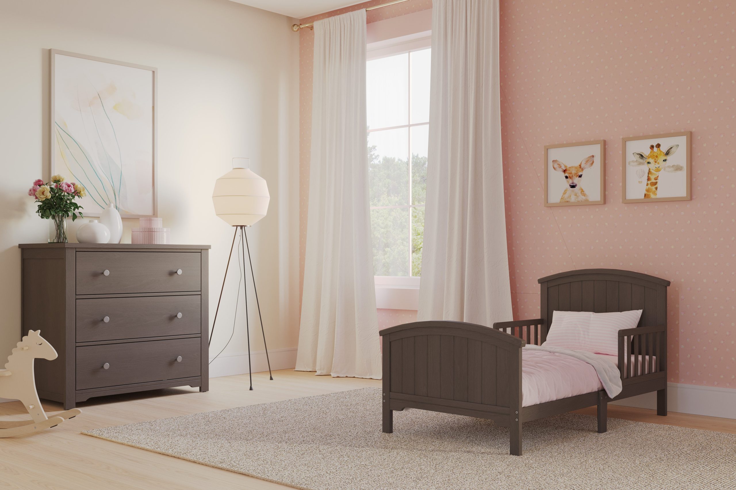 Hampton Toddler Bed. Dapper Gray - Image 16