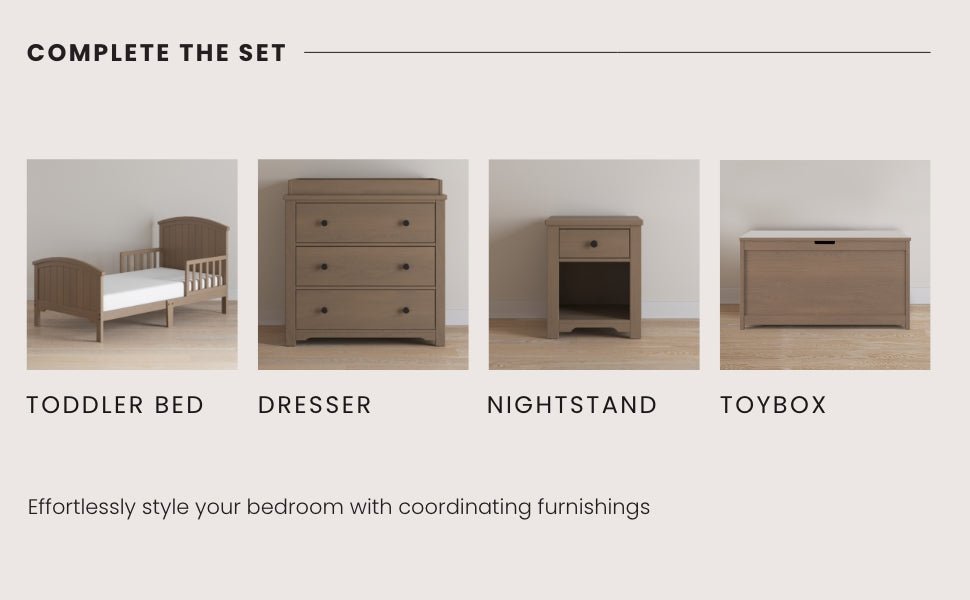 Hampton Toddler Bed. Dusty Heather - Image 17