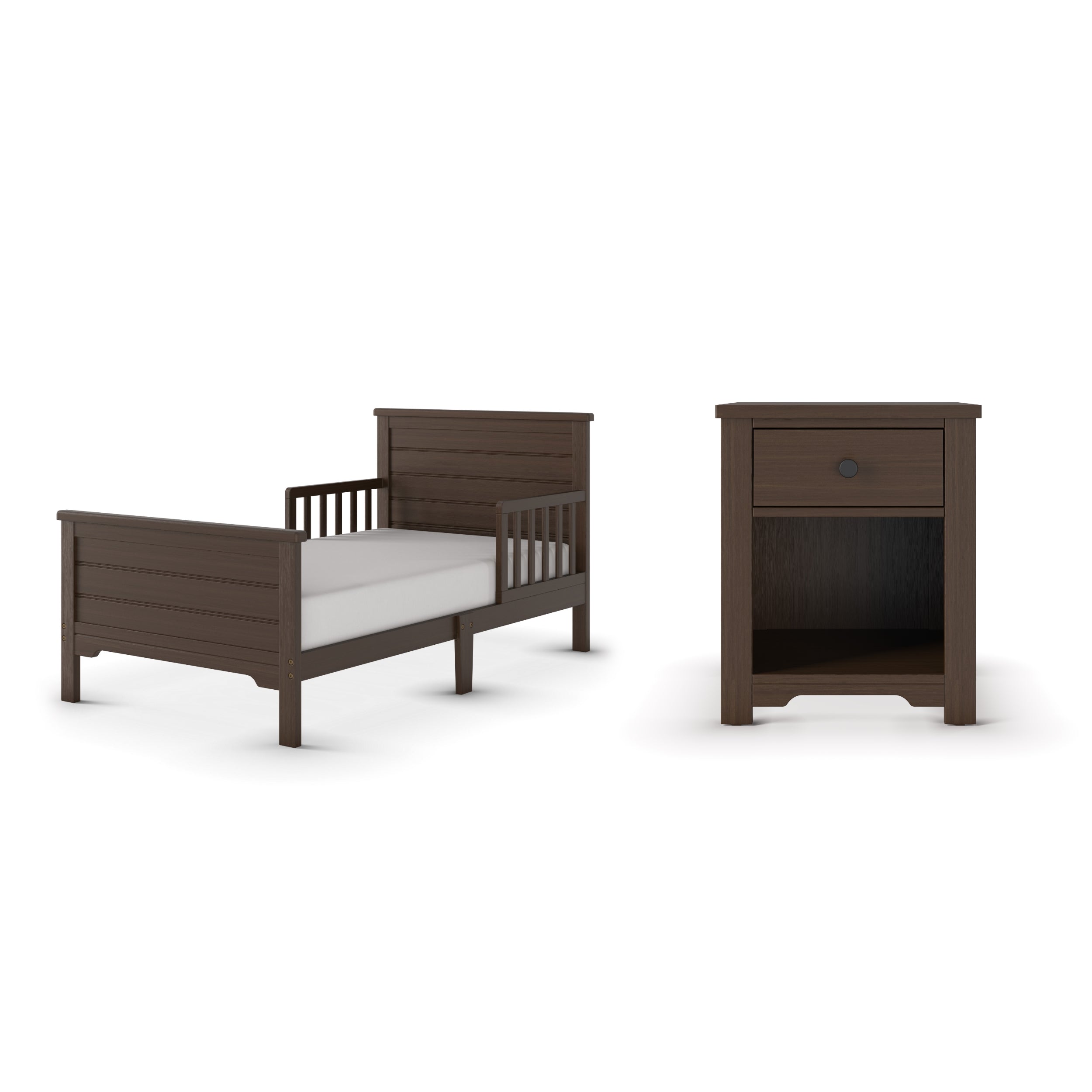 Woodland Toddler Bed. Brushed Truffle - Image 7