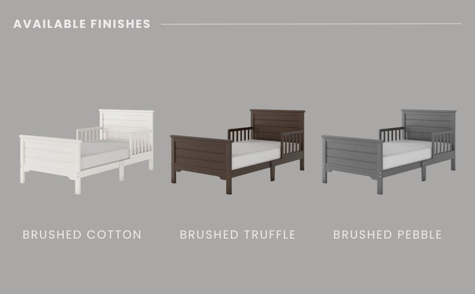 Woodland Toddler Bed. Brushed Pebble - Image 11