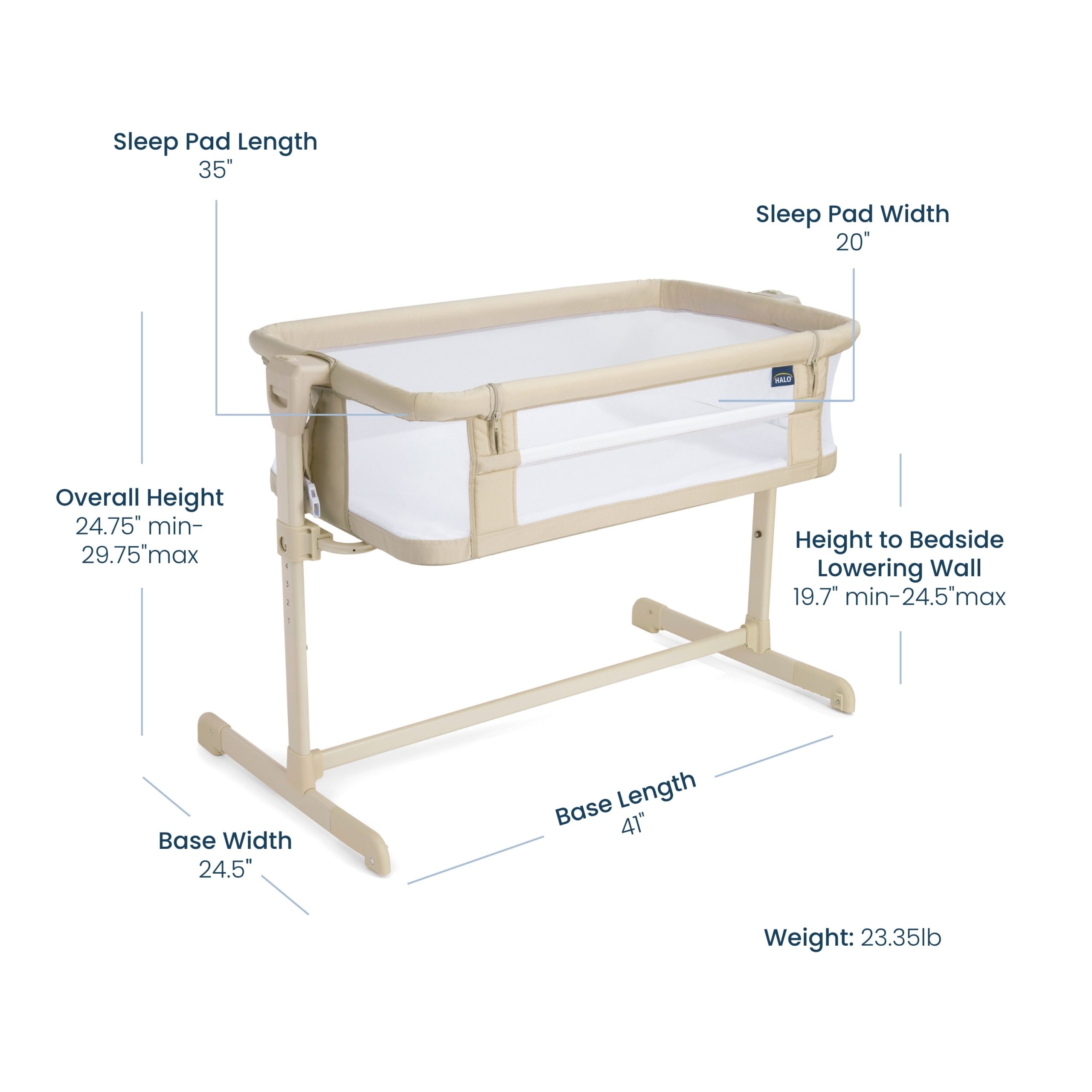 2-in-1 Bedside BassiNest Sleeper - Image 6