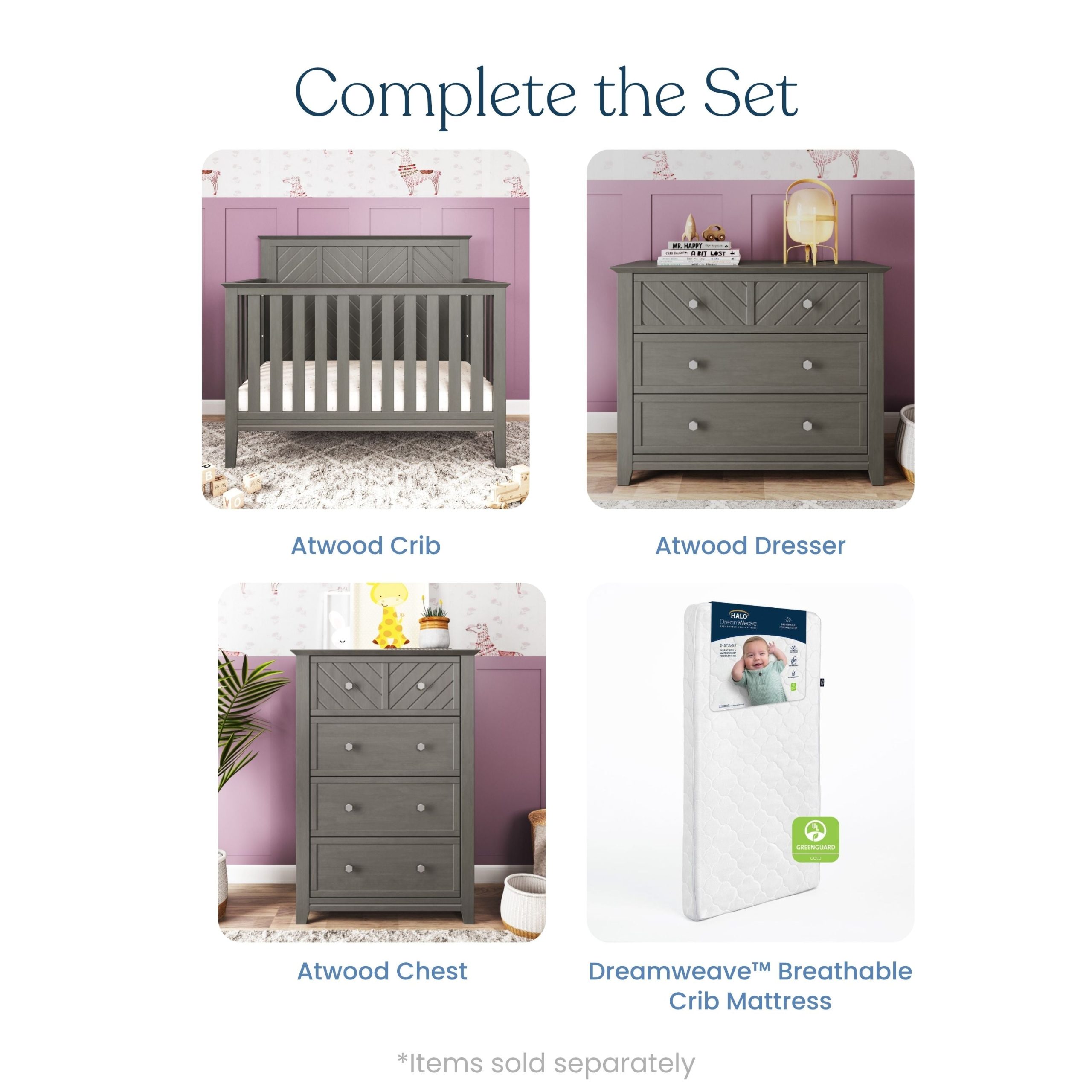 Atwood 4-Drawer Chest. Lunar Gray - Image 5