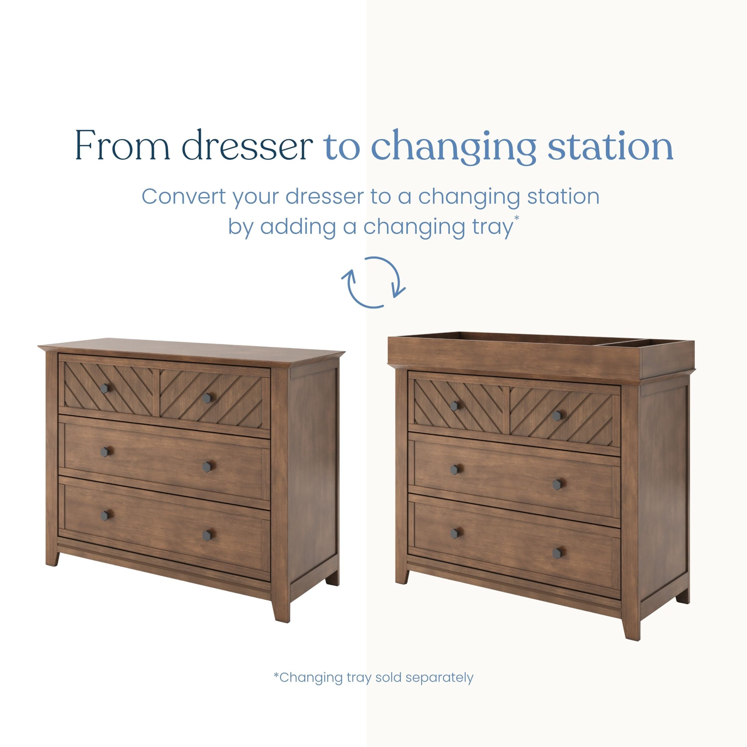 Atwood 3-Drawer Dresser. Cocoa Bean - Image 5