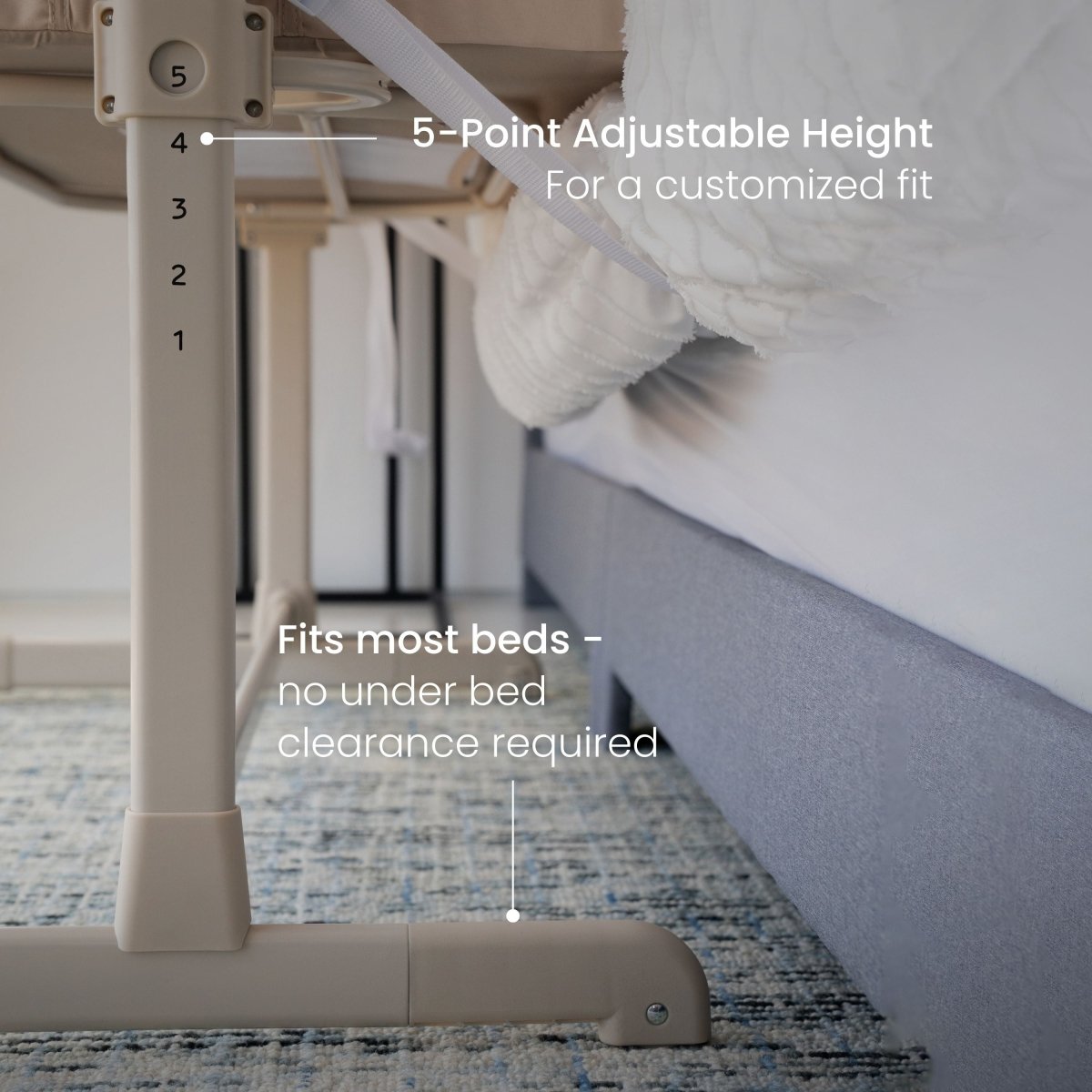 2-in-1 Bedside BassiNest Sleeper - Image 10