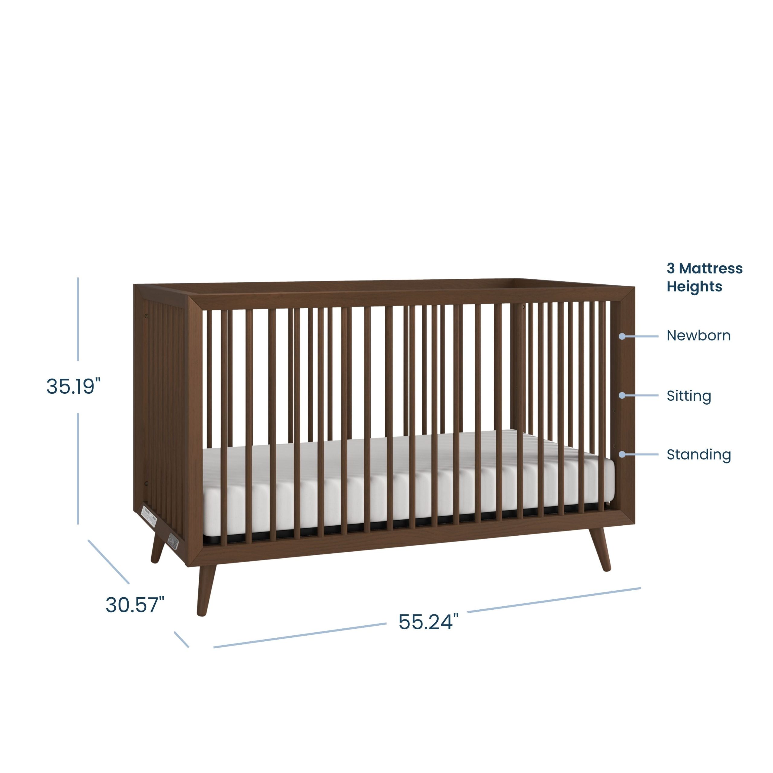 Cranbrook 2 Piece Nursery Set with Crib and Dresser - Image 2