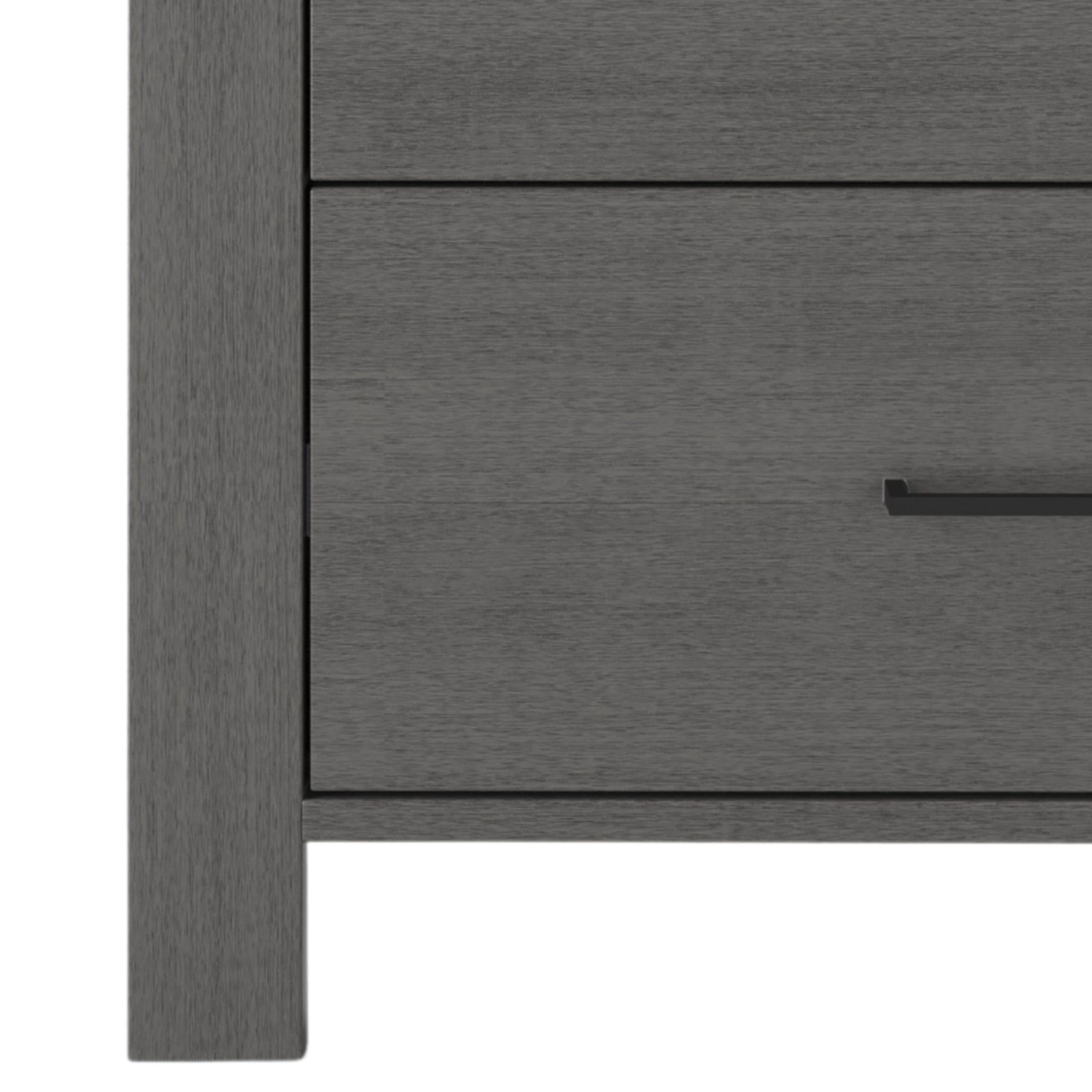 Denman 4 Drawer Chest. Midnight Gray - Image 4