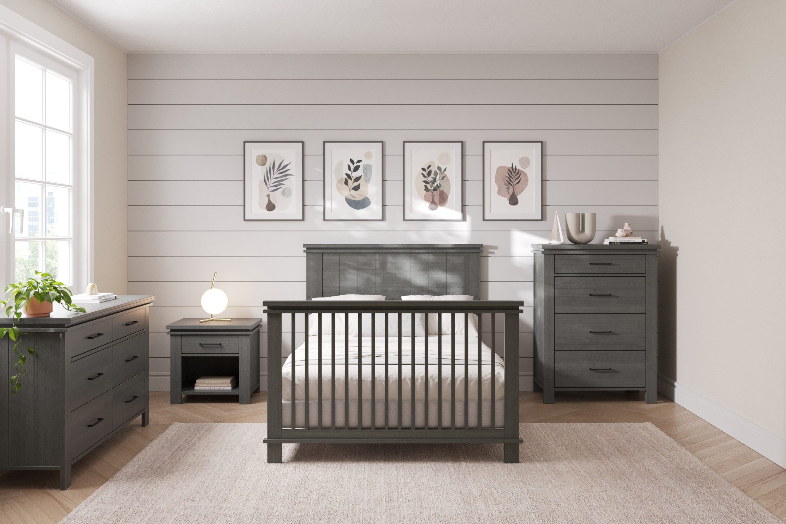 Denman 4 Drawer Chest. Midnight Gray - Image 5