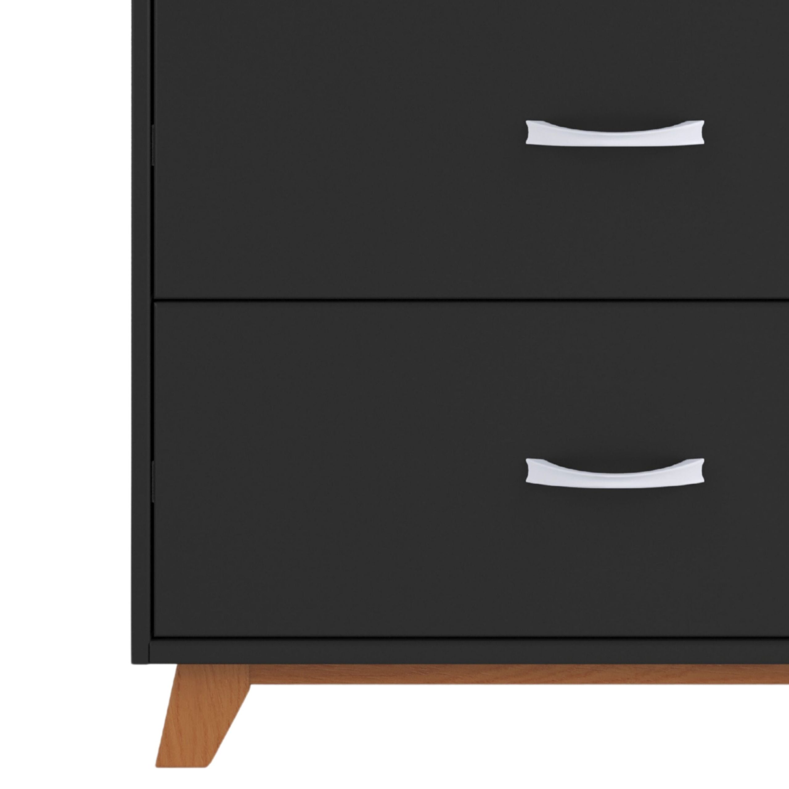 Soho 4 Drawer Chest. Ebony - Image 4