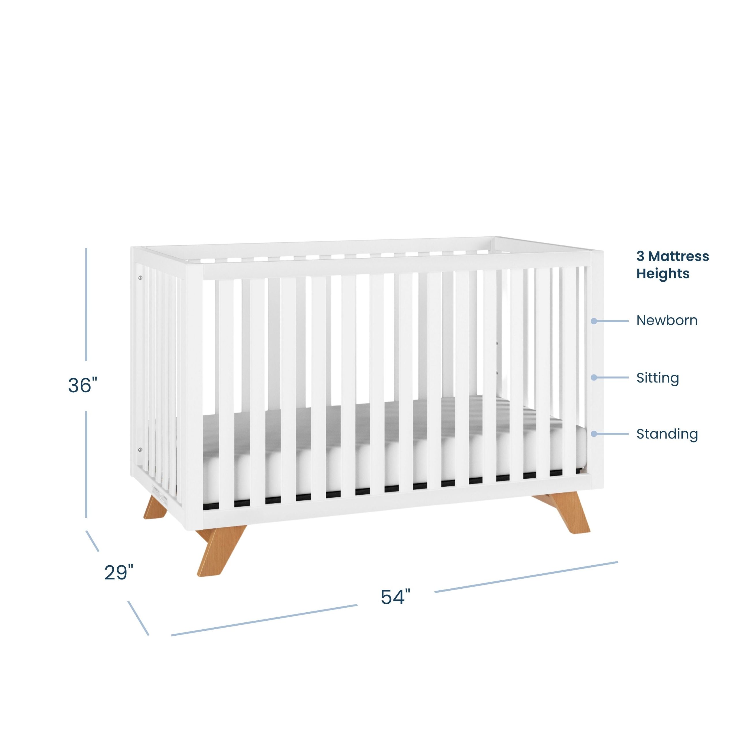 Soho 3-Piece Nursery Set with Crib. Dresser and Chest - Image 2