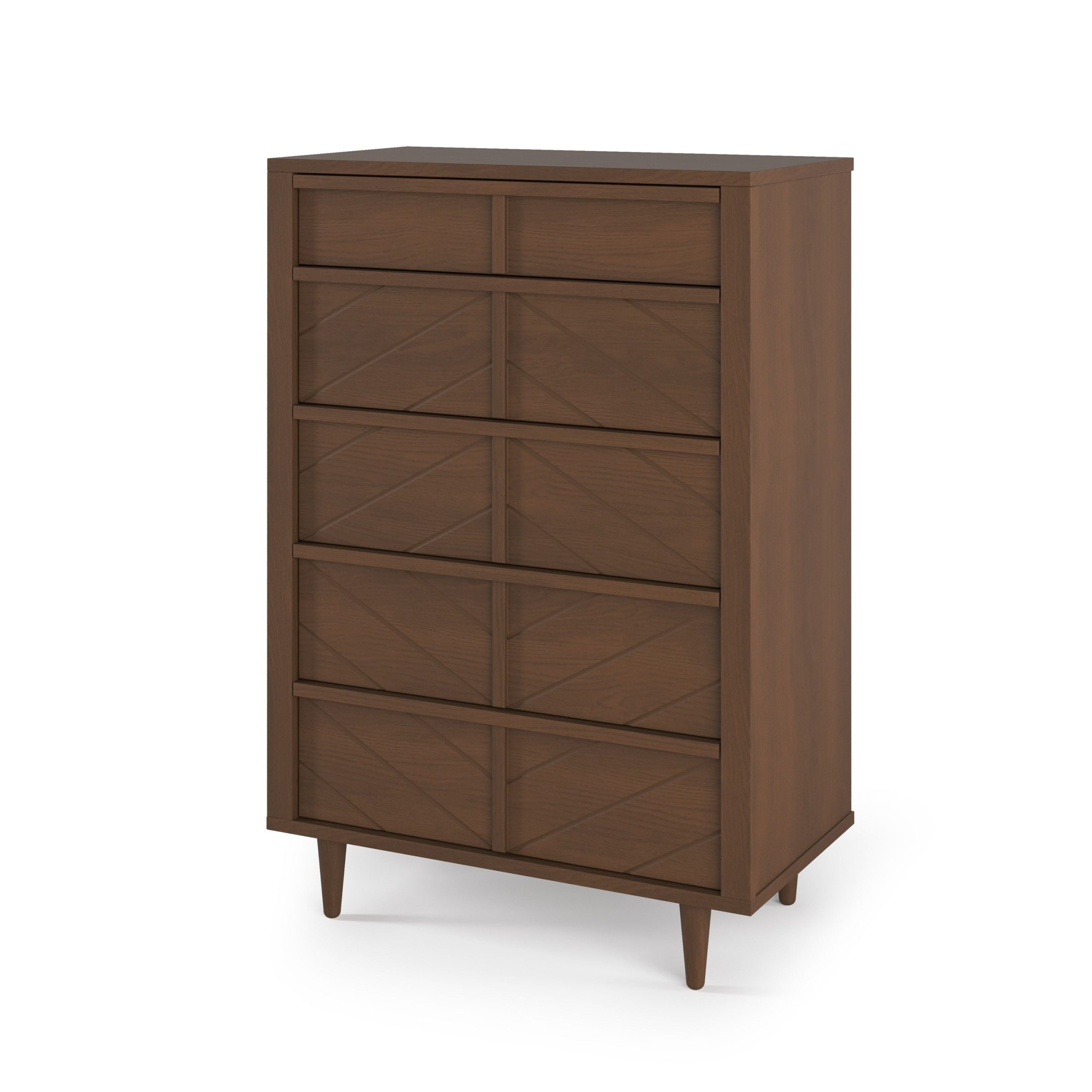 Surrey Hill 5 Drawer Chest. Toasted Chestnut - Image 2