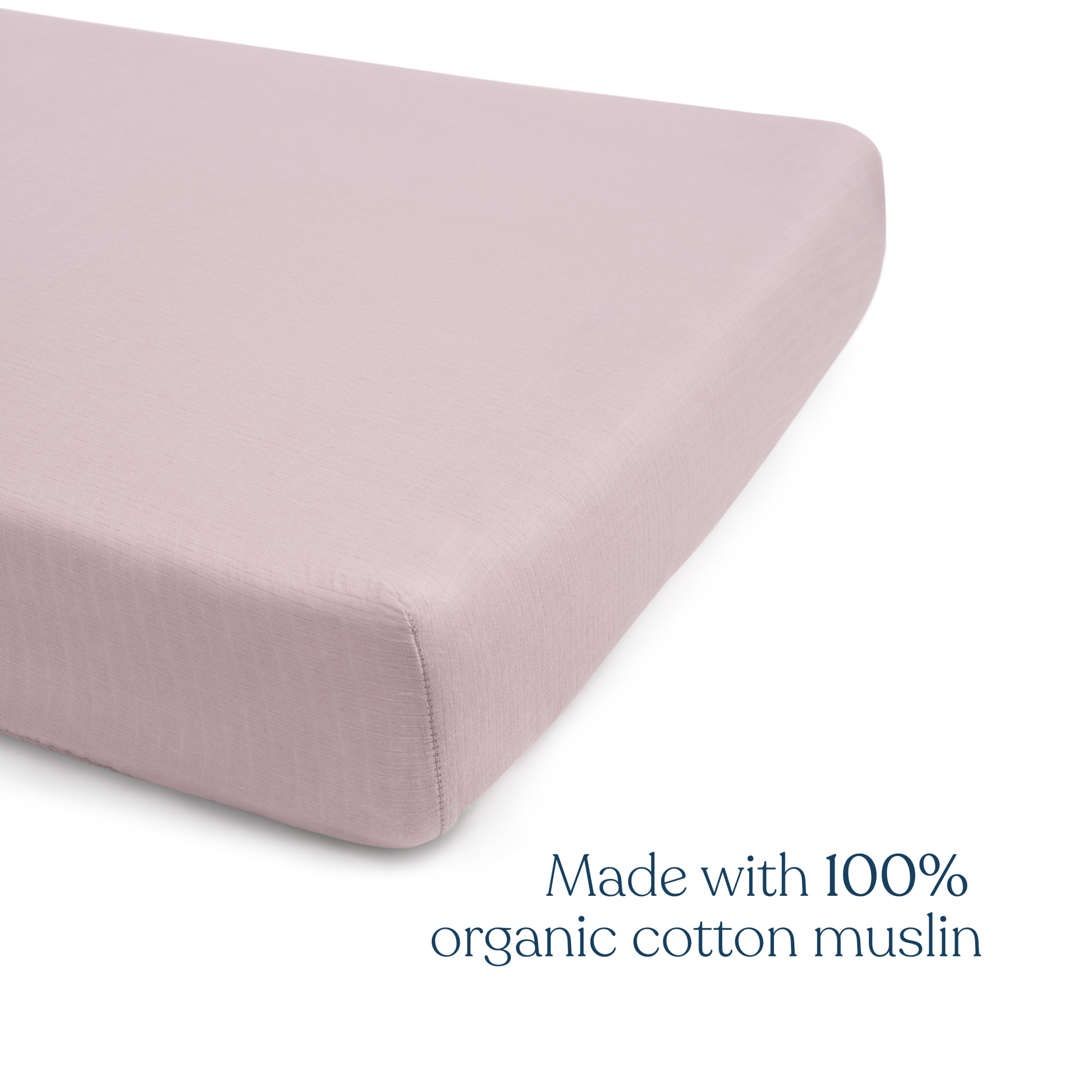 Fitted Crib Sheets 100% Organic Cotton Muslin 2 Pack - Image 3