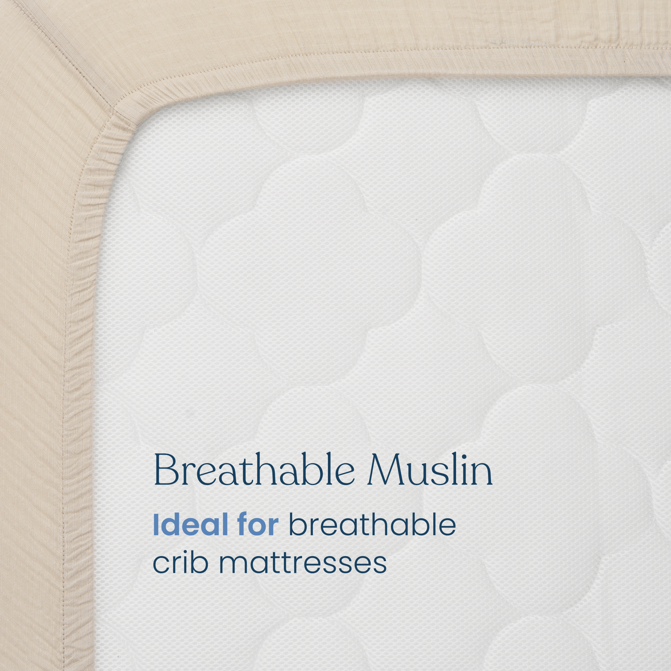 Fitted Crib Sheets 100% Organic Cotton Muslin 2 Pack - Image 4