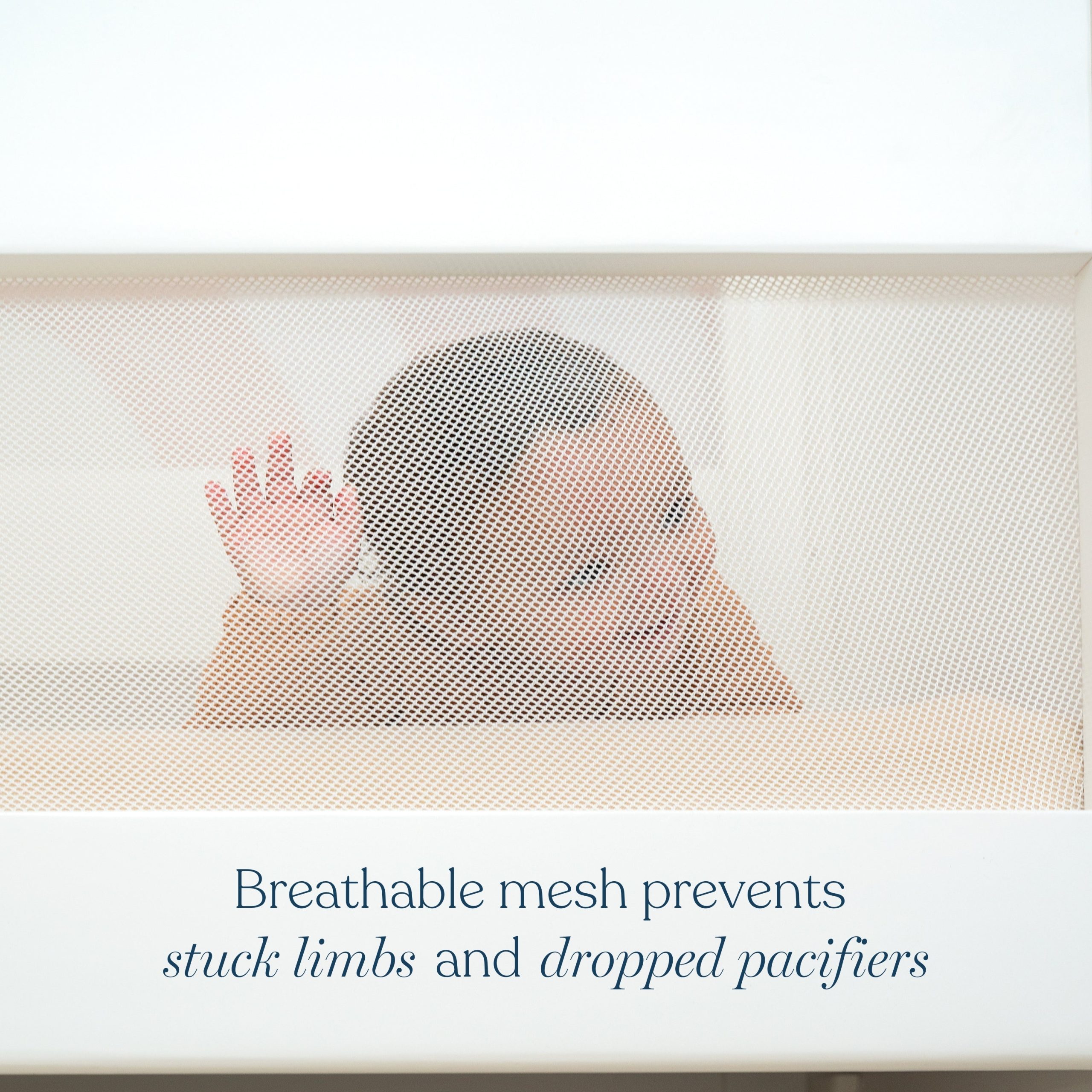 3-in-1 Convertible Full Size Breathable Mesh Crib - Image 6