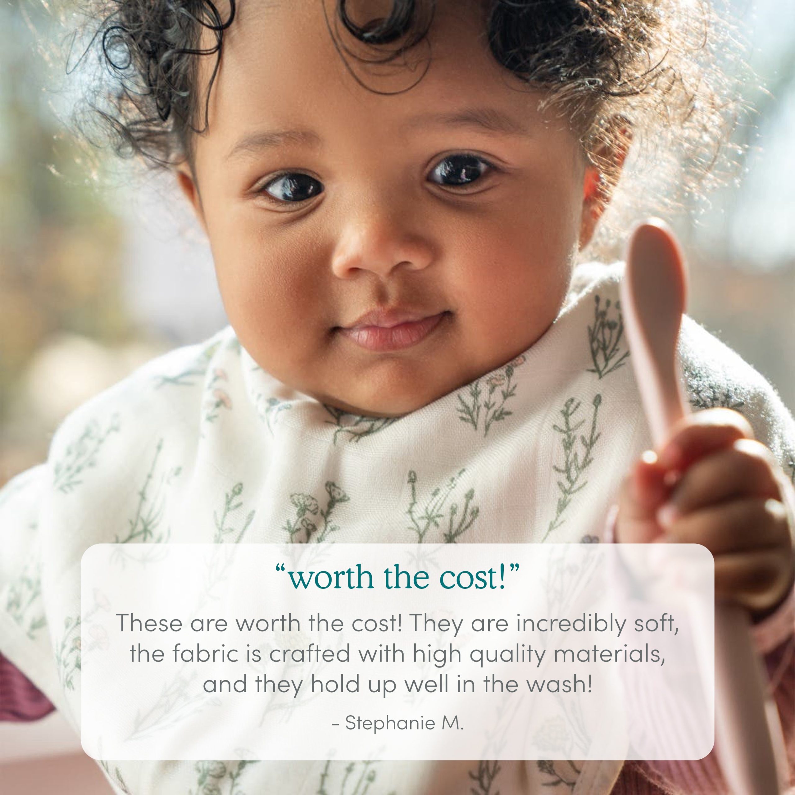 boutique silky soft burpy bib 2 pack - Image 4