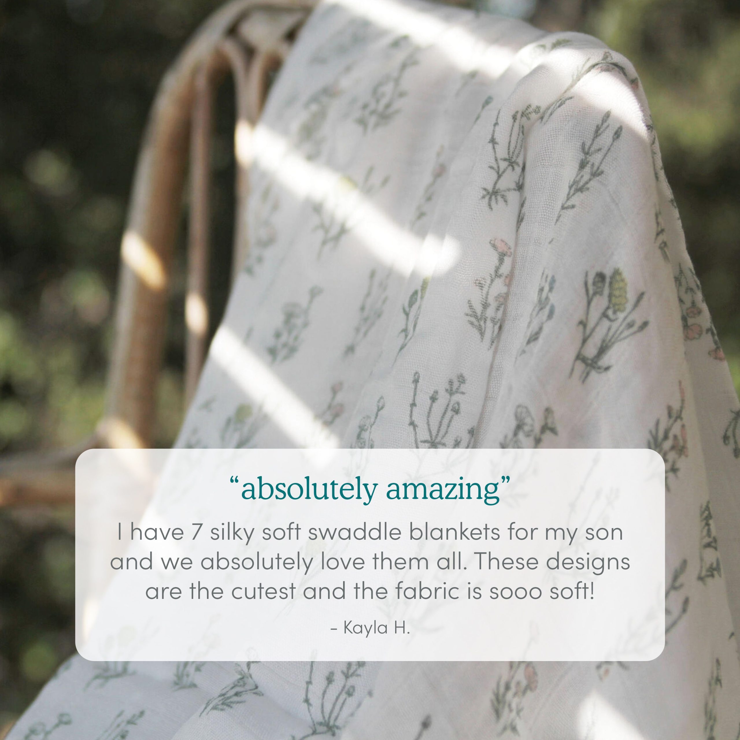 boutique silky soft swaddle blanket 3 pack - Image 5